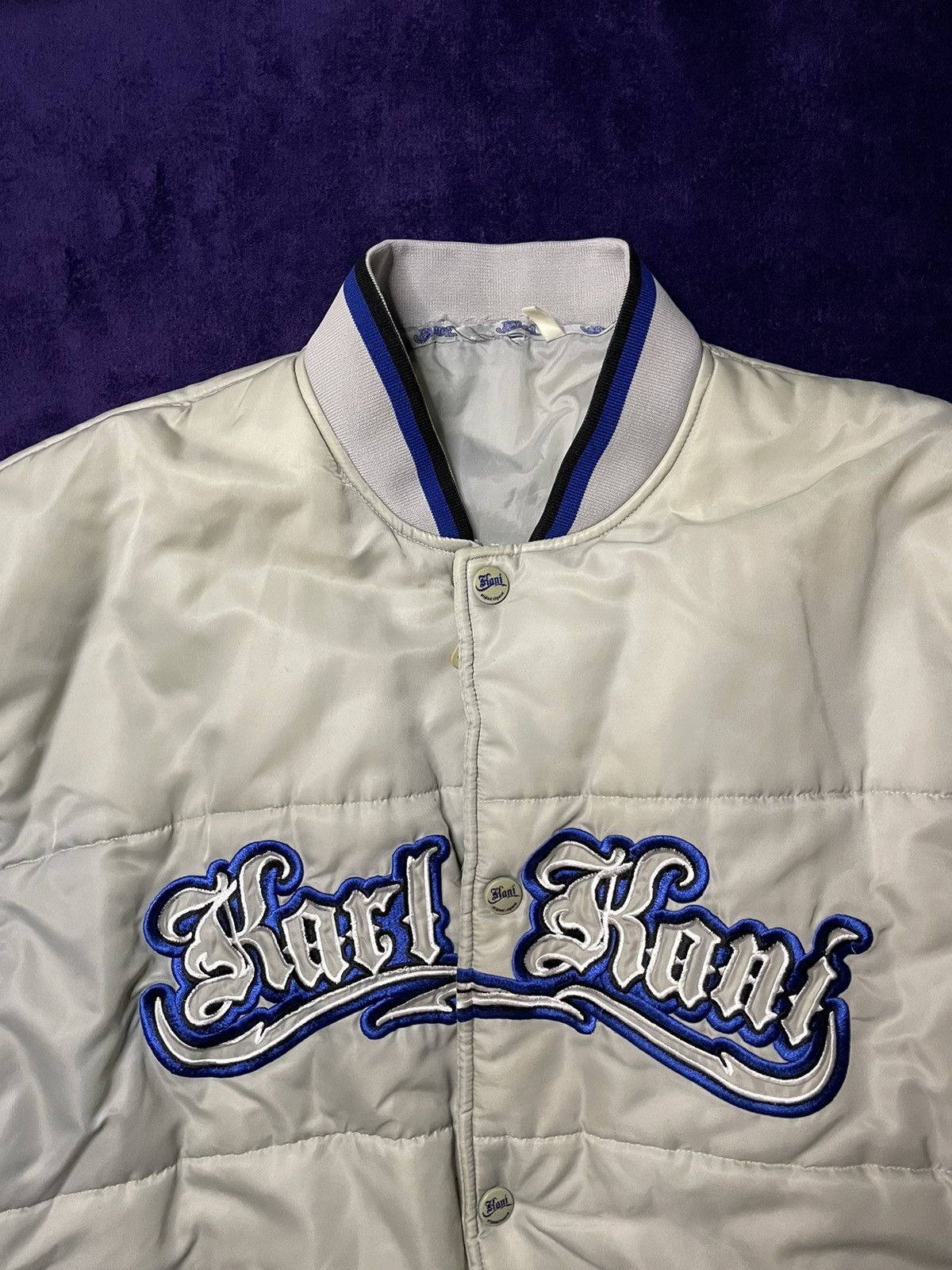 Designer × Karl Kani × Vintage Vintage Karl Kani Inglewood 89 bomber embroidered logo Size US XL / EU 56 / 4 - 5 Thumbnail