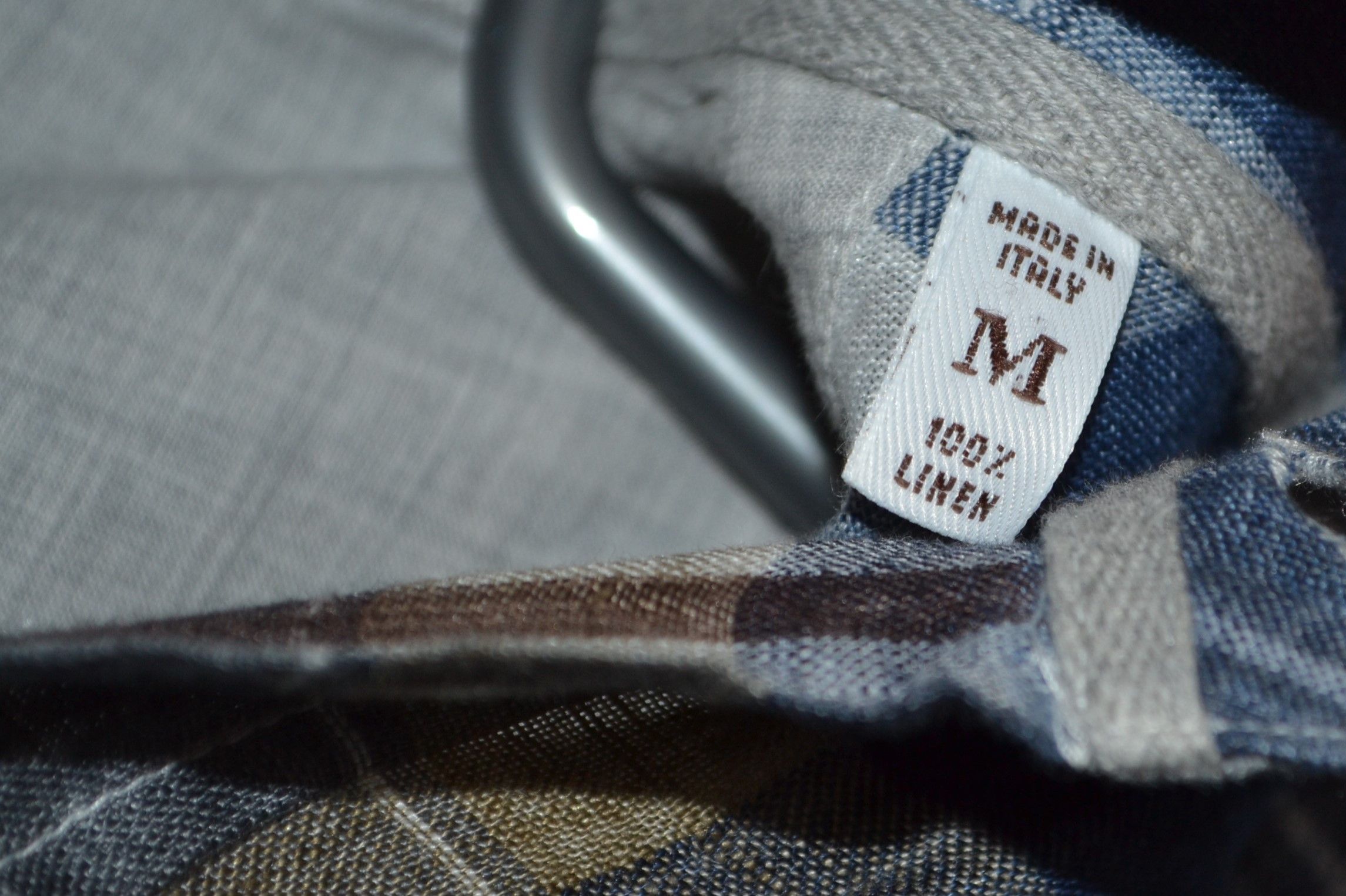 Brunello Cucinelli Brunello Cucinelli M size Linen Plaid Shirt Italy Size US M / EU 48-50 / 2 - 9 Thumbnail