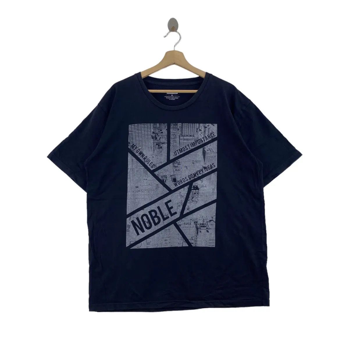 Vintage RALPH EVANS NOBLE Authentic Garments Tee Shirt Top Utmost Size US XXL / EU 58 / 5 - 1 Thumbnail