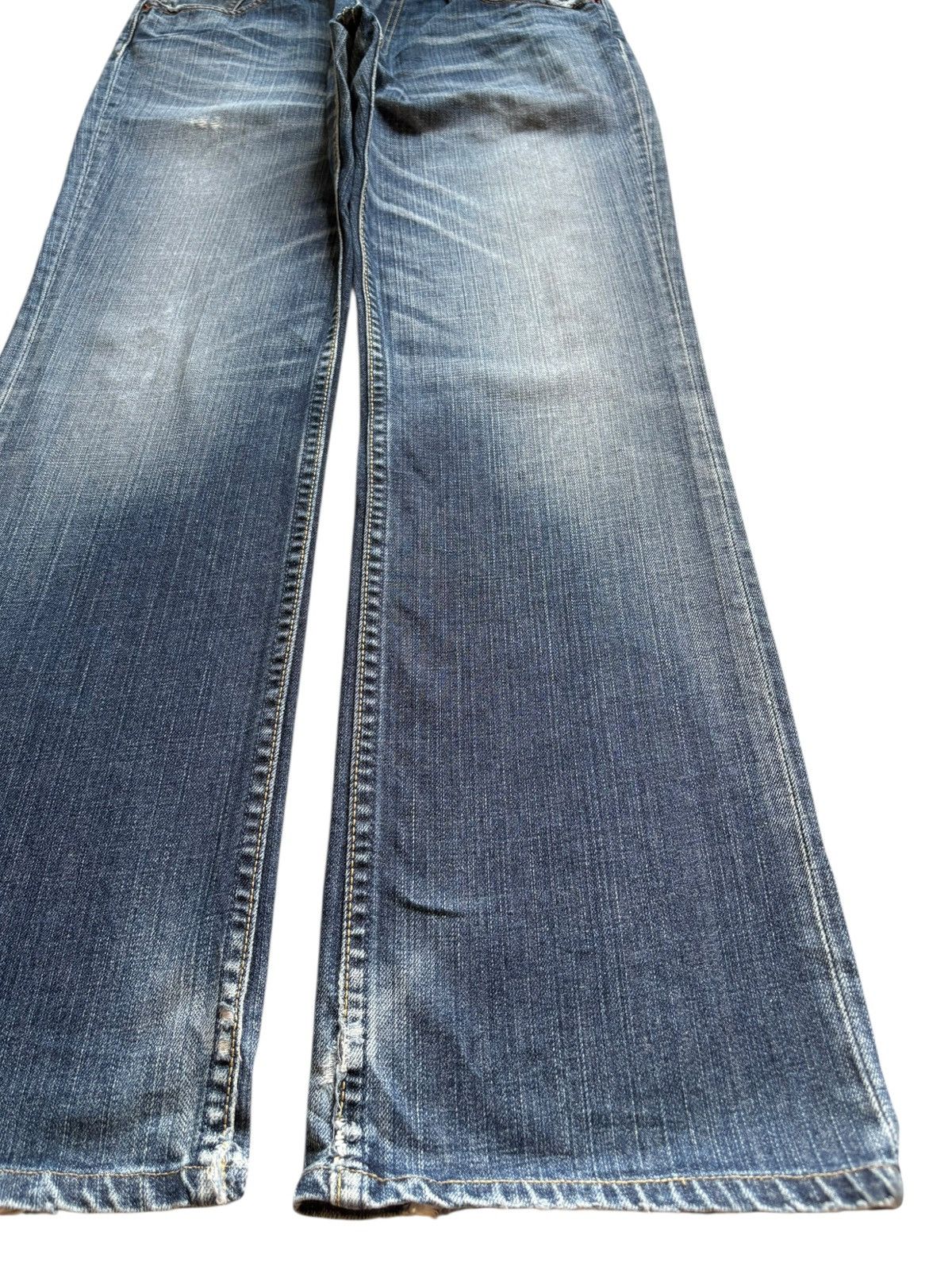 Levi's Vintage 90s Levis 507 Faded Wash Distressed Flare Jeans Size US 31 - 7 Thumbnail