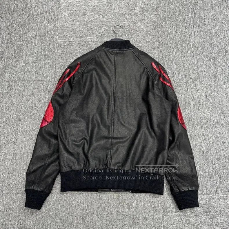 Dries Van Noten Dries Van Noten Embroidered Leather Jacket. Size US L / EU 52-54 / 3 - 4 Thumbnail