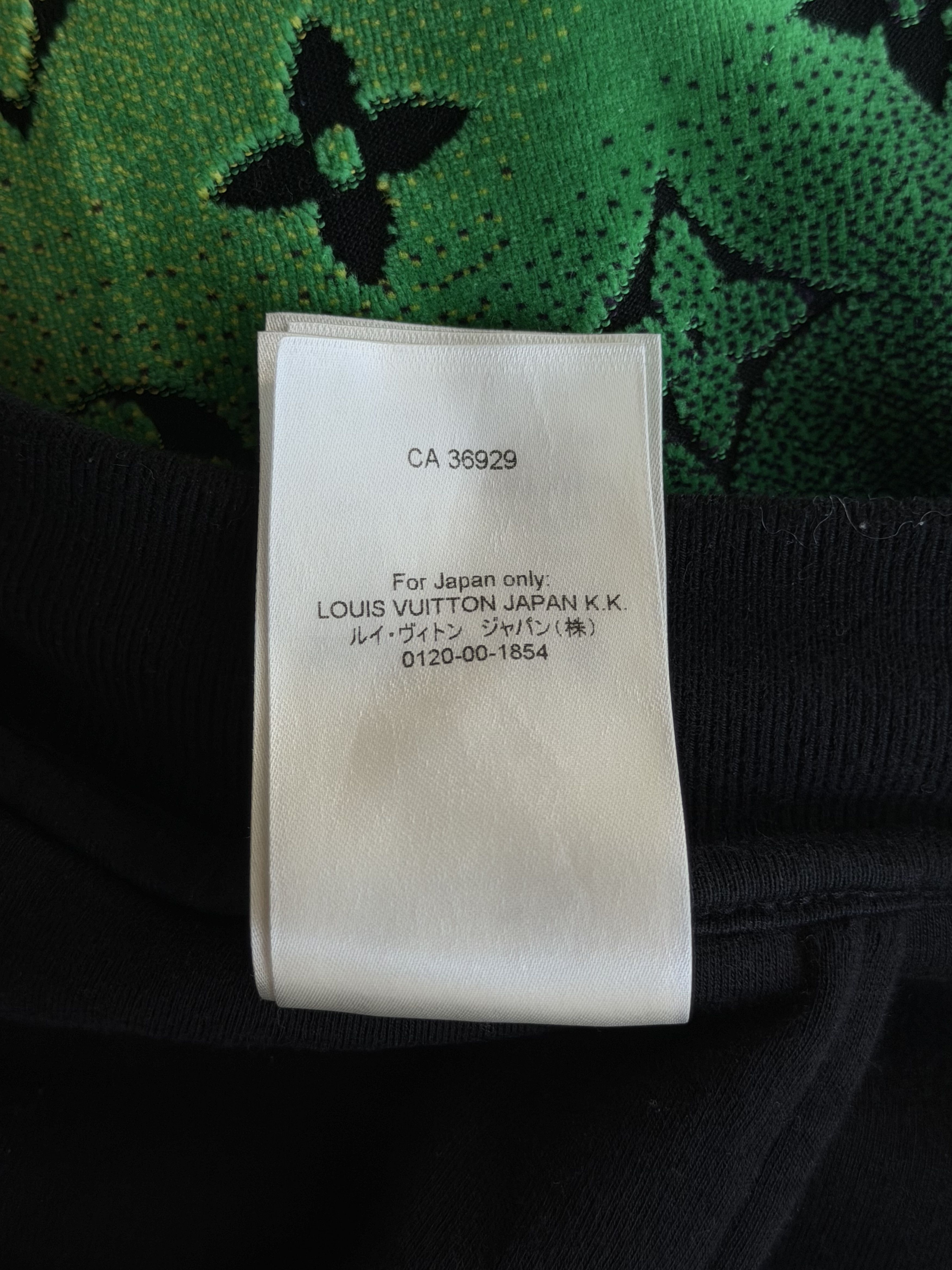 Louis Vuitton Green, Black & Yellow Gradient Monogram Velvet Pants Size US 38 / EU 54 - 8 Thumbnail