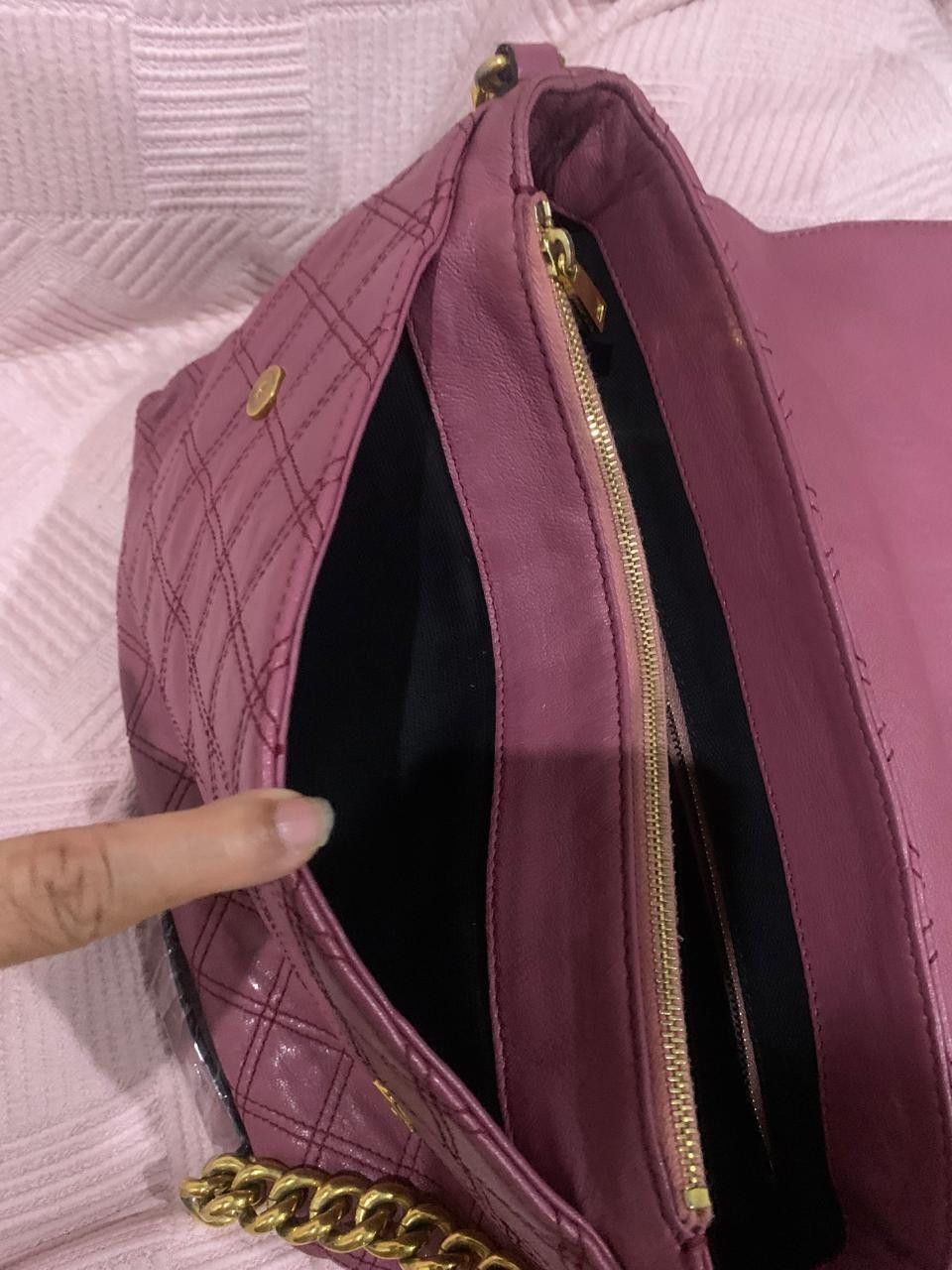Marc Jacobs Marc Jacobs " THE XL SINGLE" PURPLE GOLD CHAIN SHOULDER BAG Size ONE SIZE - 5 Thumbnail