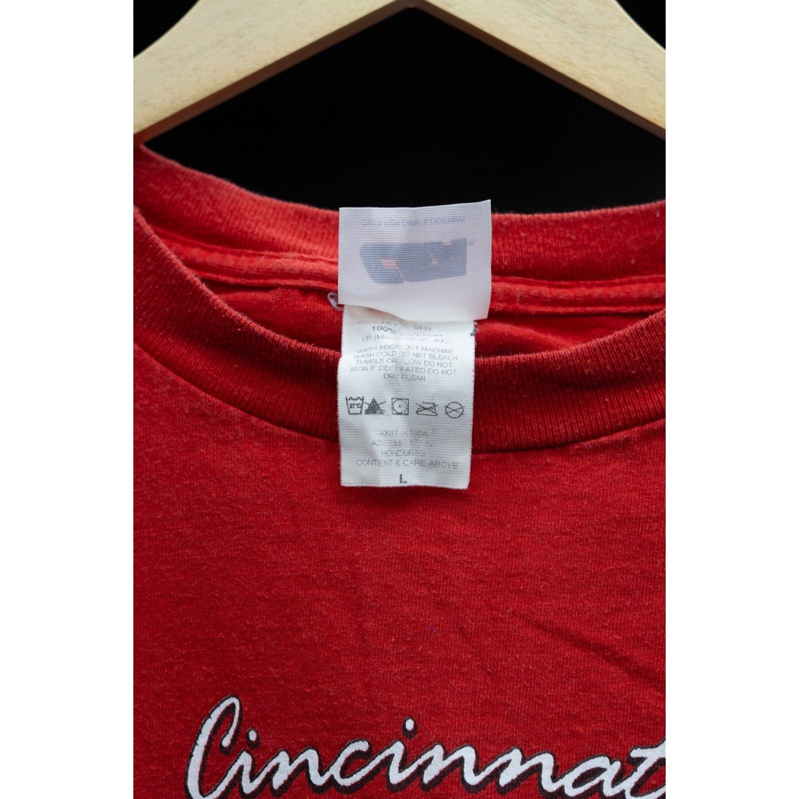 Gildan Cincinnati Reds MLB Baseball T-Shirt Red Men's Size Large Size US L / EU 52-54 / 3 - 4 Thumbnail