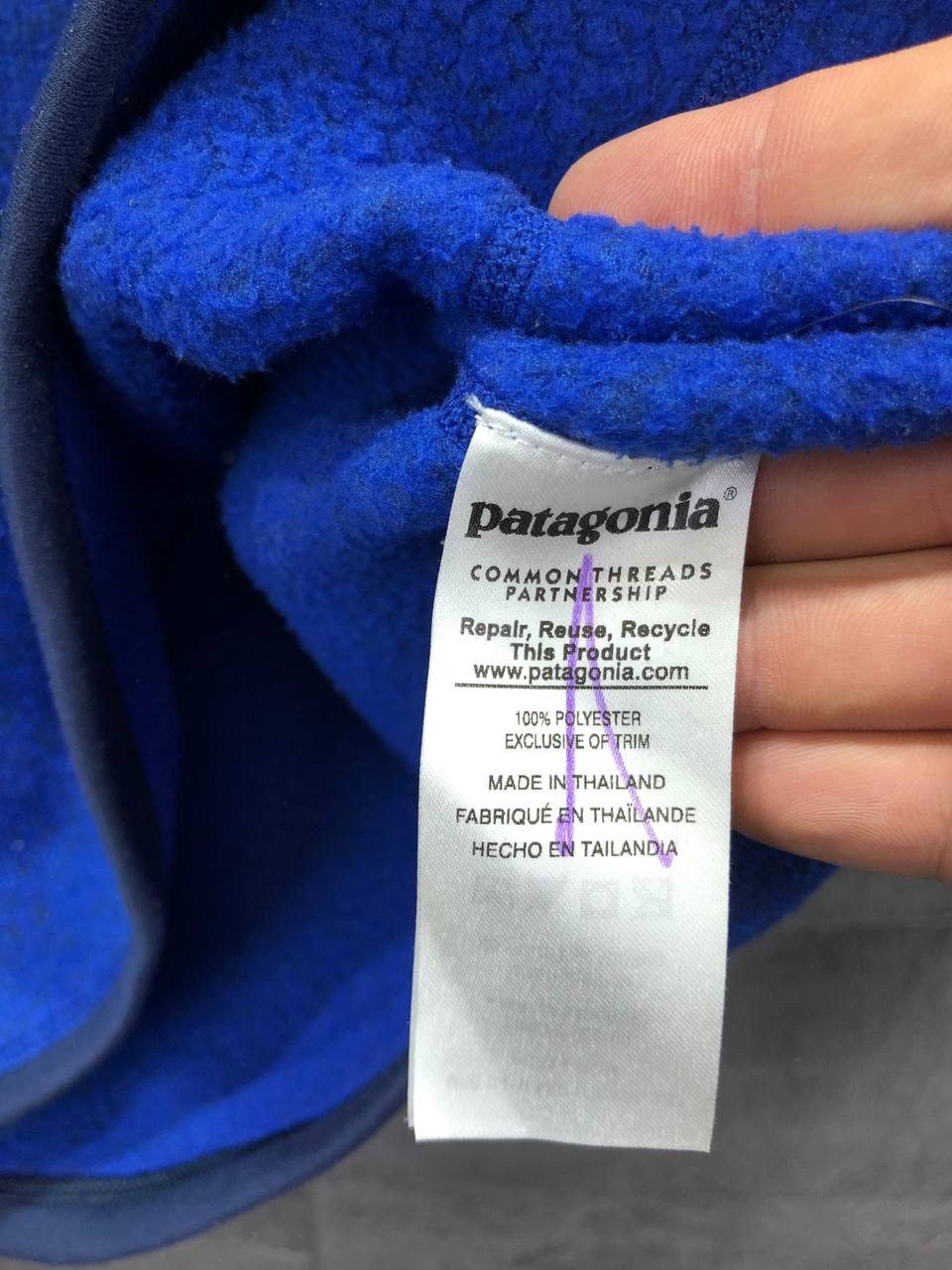 Patagonia Vintage Mens Patagonia Fleece Jacket Half Zipper Synchila Size US S / EU 44-46 / 1 - 9 Thumbnail