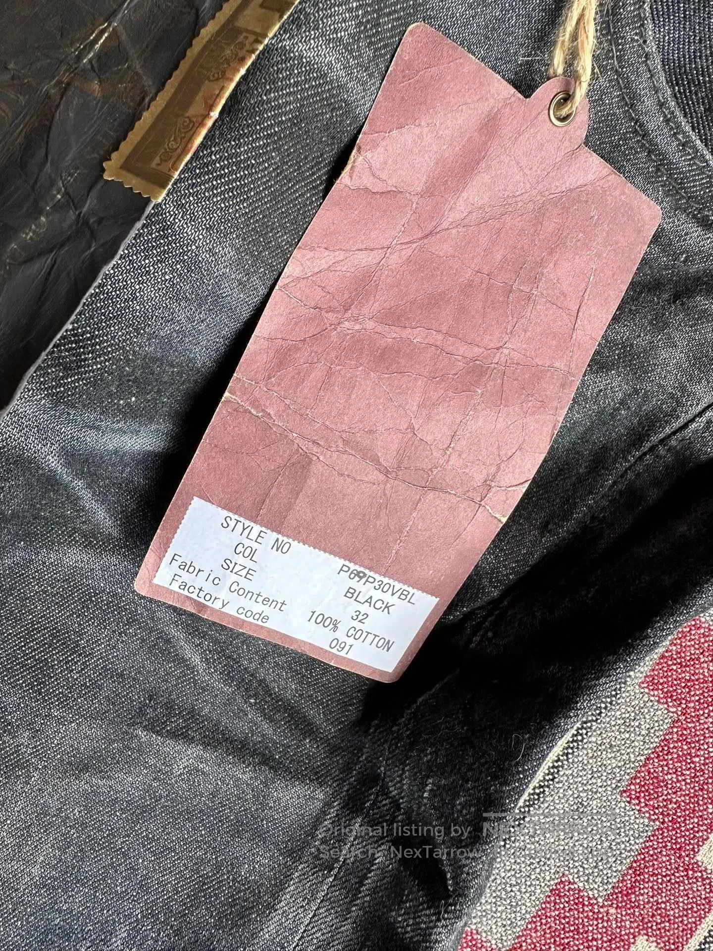 Prps Prps Noir Selvedge Denim Jeans Sample. Size US 32 / EU 48 - 9 Thumbnail