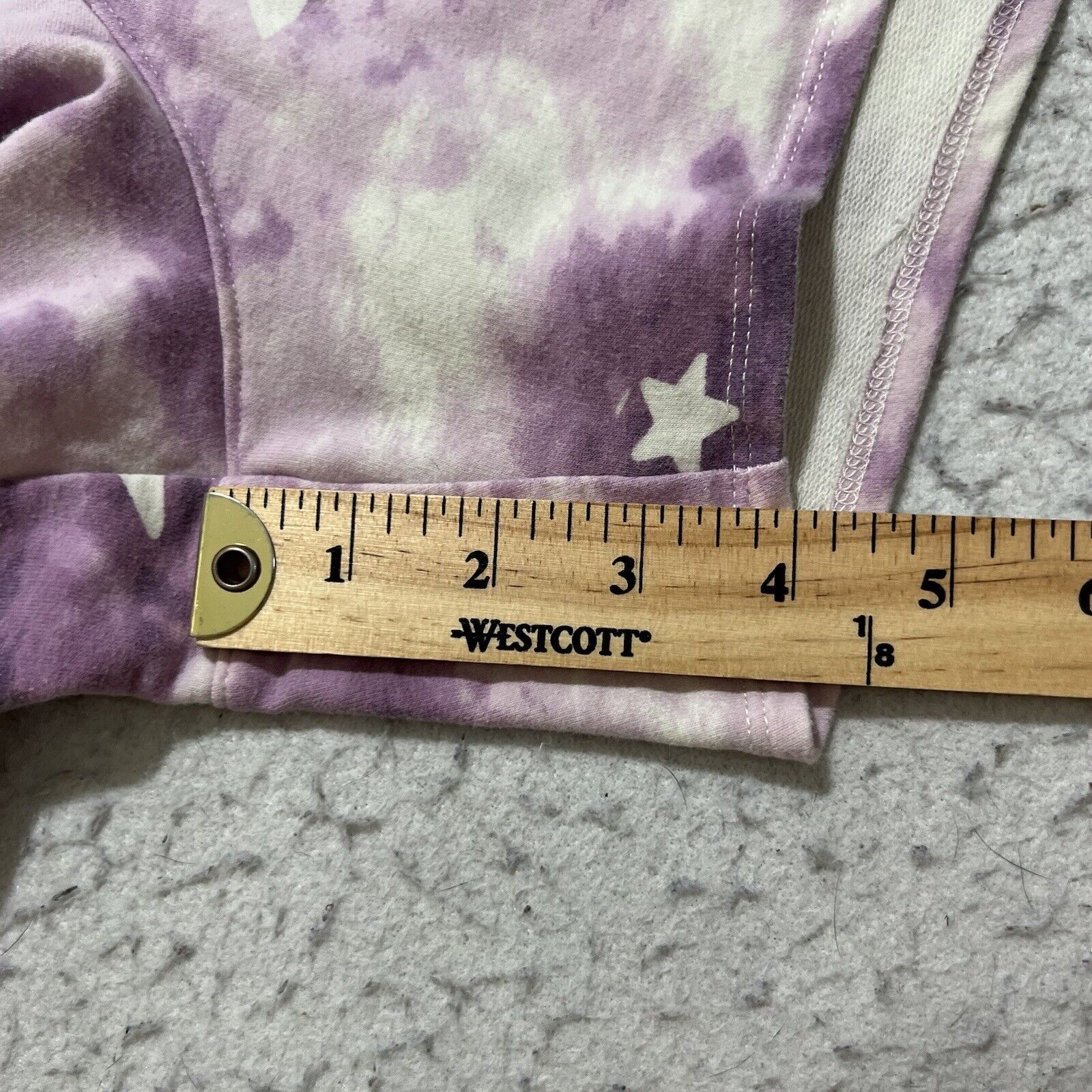 Wildfox WildFox Starry Sweat Shorts 4" Inseam Loungewear Purple Size 40" / US 18 - 11 Thumbnail
