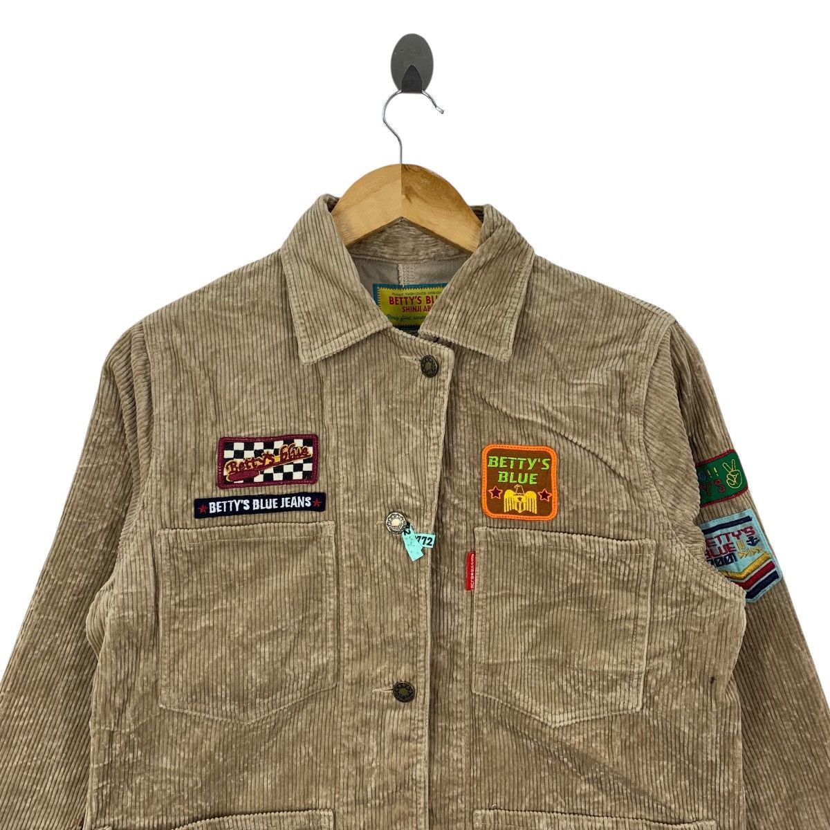 Japanese Brand BETTY’S BLUE Shinji Abe Japanese Brand Corduroy Coat Jacket Size US S / EU 44-46 / 1 - 2 Thumbnail