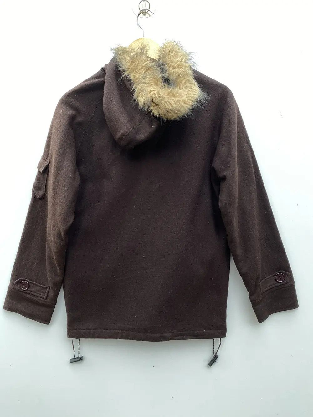 Japanese Brand × Vintage Vtg Wool Jacket Fur Winter Size US M / EU 48-50 / 2 - 3 Thumbnail