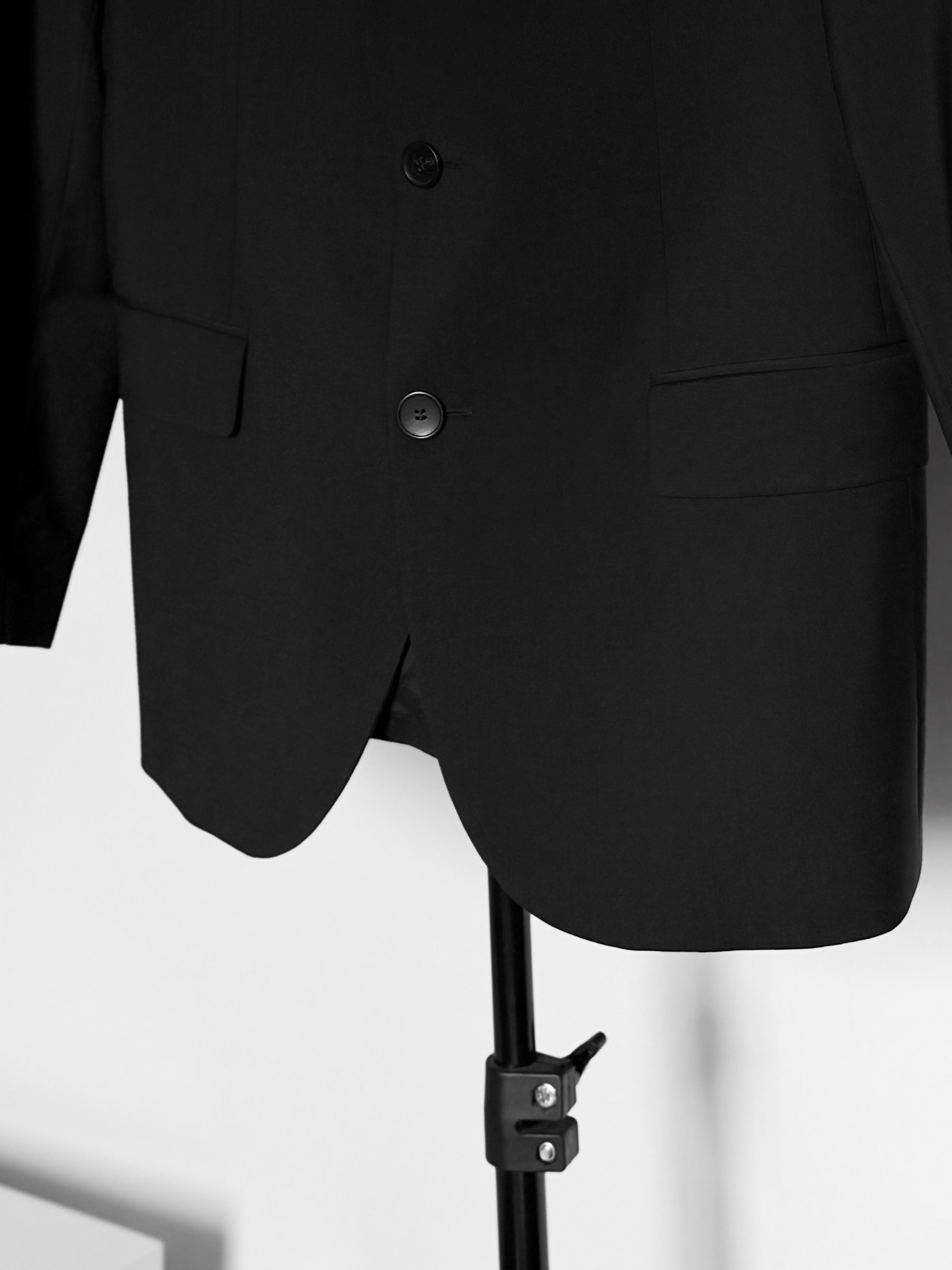 Hugo Boss HUGO BOSS Red Label Black Suit Jacket Blazer Size 38R - 3 Thumbnail