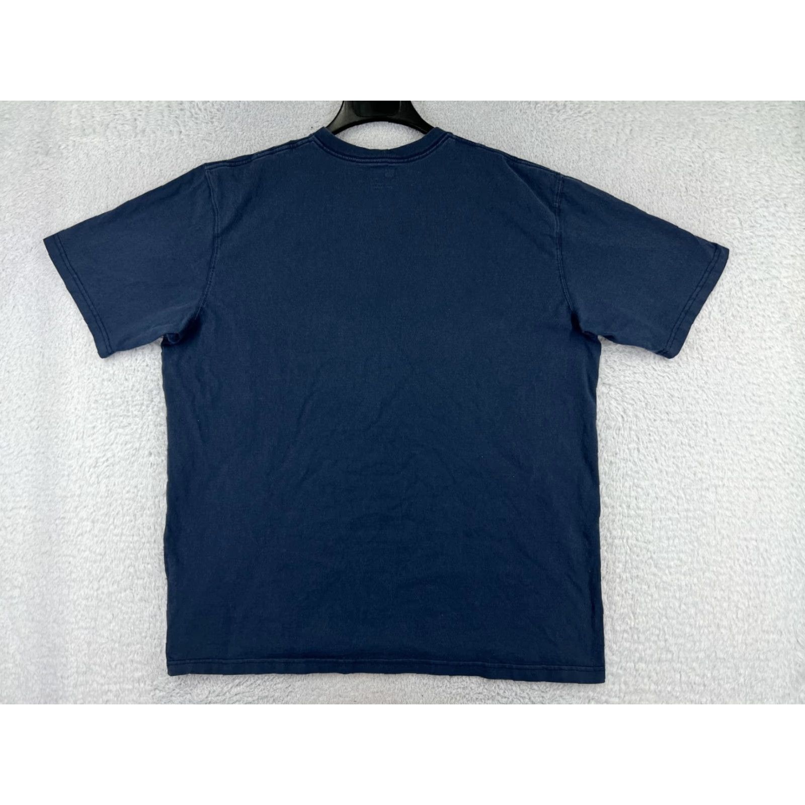 Carhartt Carhartt Shirt Mens XLT Blue Short Sleeve Crew Neck Cotton Jersey Work Classic Size US XL / EU 56 / 4 - 2 Thumbnail