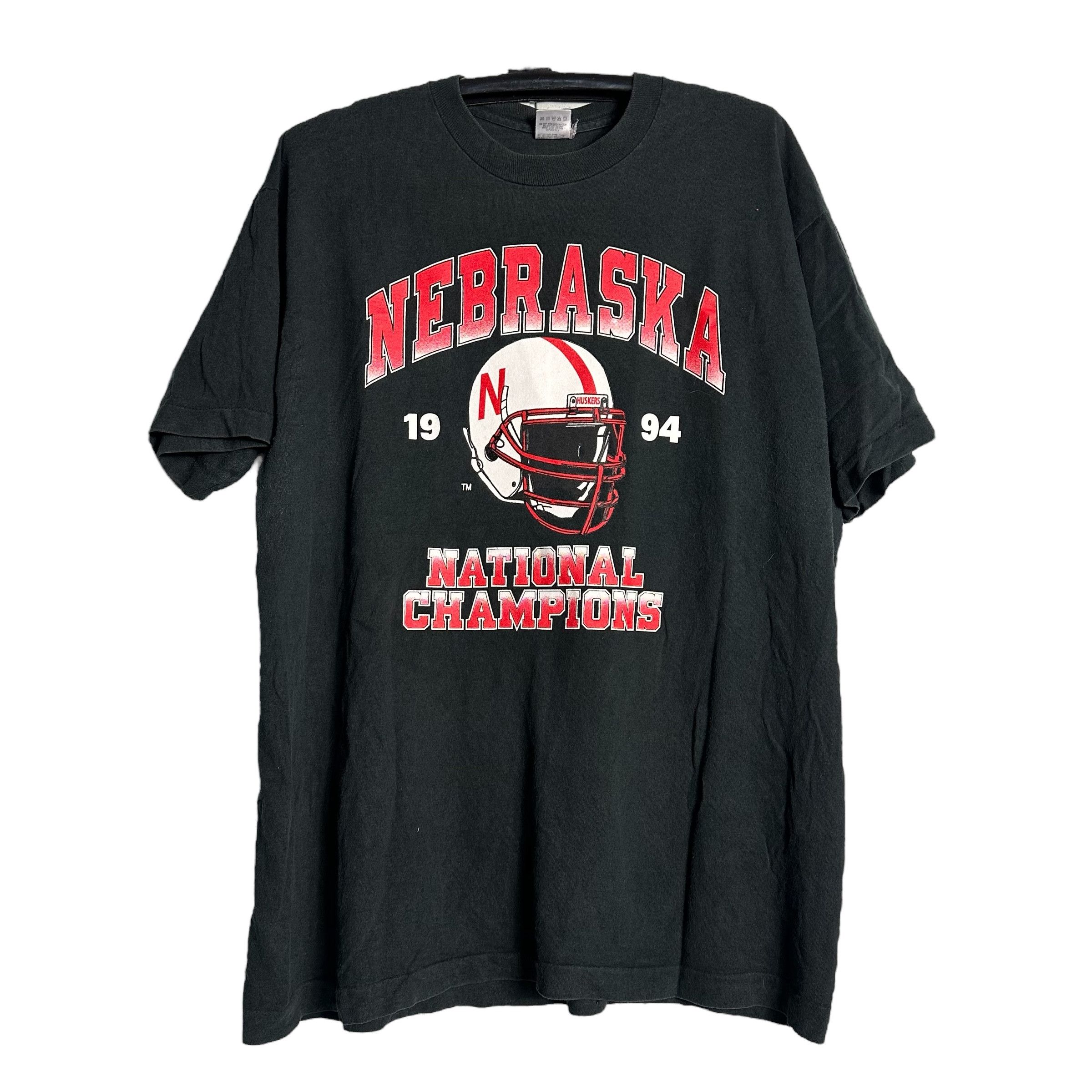 NFL × Vintage 🔥RARE🔥Vintage Nebraska Cornhuskers T-shirt Single Stich Size US XL / EU 56 / 4 - 1 Thumbnail