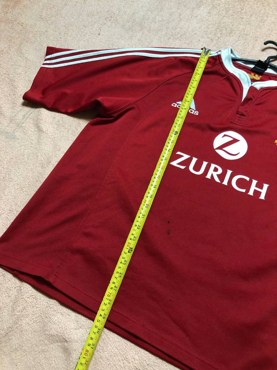Adidas British and Irish Lions zurich adidas rugby shirt Size US XXL / EU 58 / 5 - 15 Thumbnail