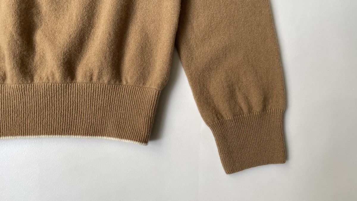Comme des Garcons A/W 04 Camel Wool V Neck Sweater Size US M / EU 48-50 / 2 - 5 Thumbnail