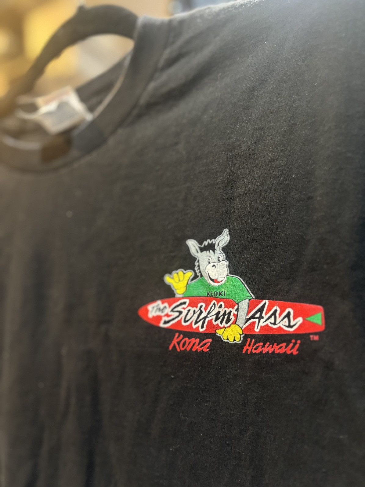 Vintage The Surfin A$$ Kona, Hawaii Tee Size US XL / EU 56 / 4 - 3 Thumbnail