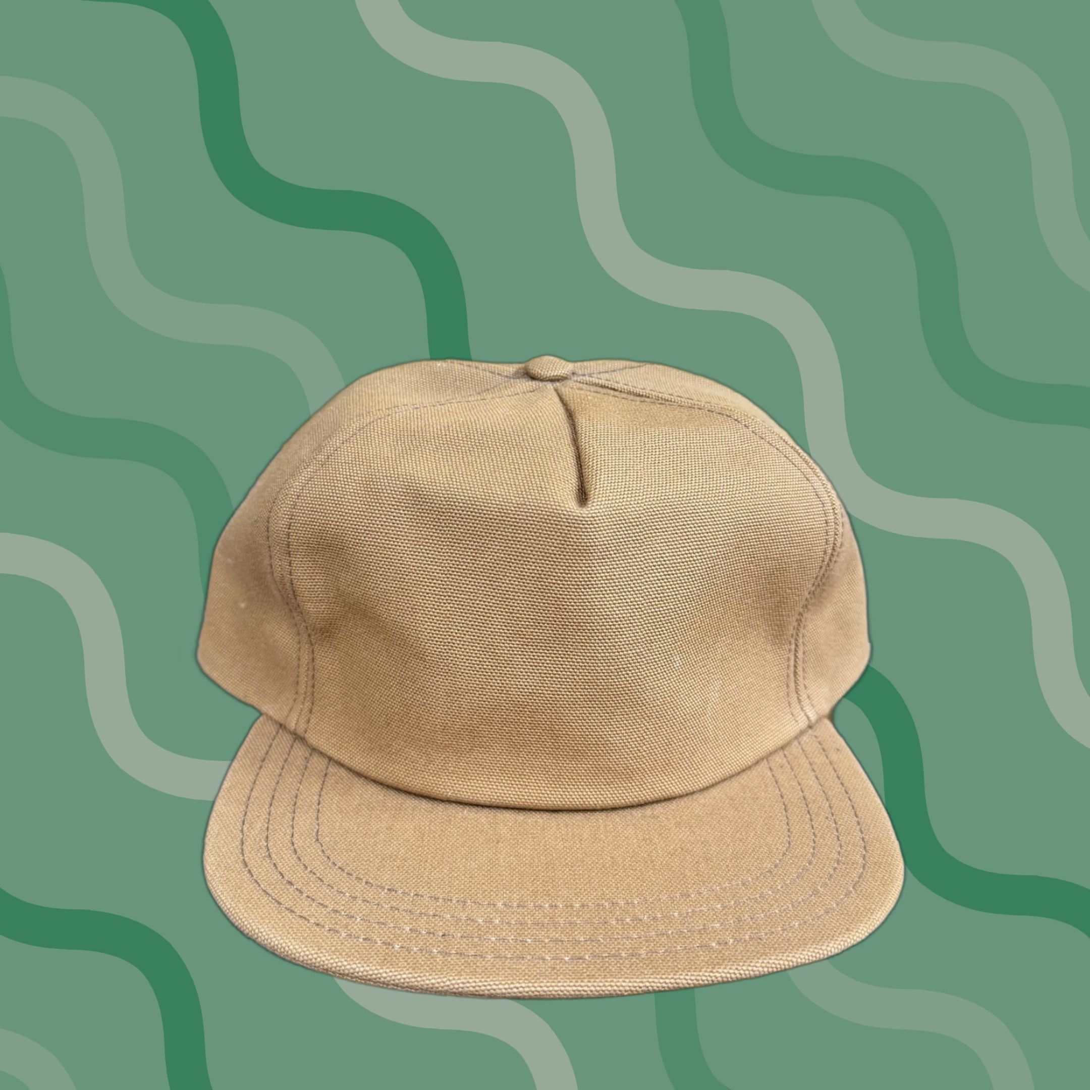 Vintage VINTAGE Clarkfield Outdoors Hat Cap Snap Back Brown Duck Canvas Workwear Made USA Mens Size ONE SIZE - 1 Thumbnail