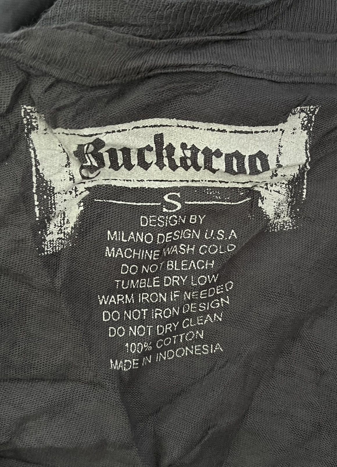 BUCKAROO If Six Was Nine Style Buckaroo Skull Big Logo Size US M / EU 48-50 / 2 - 6 Thumbnail