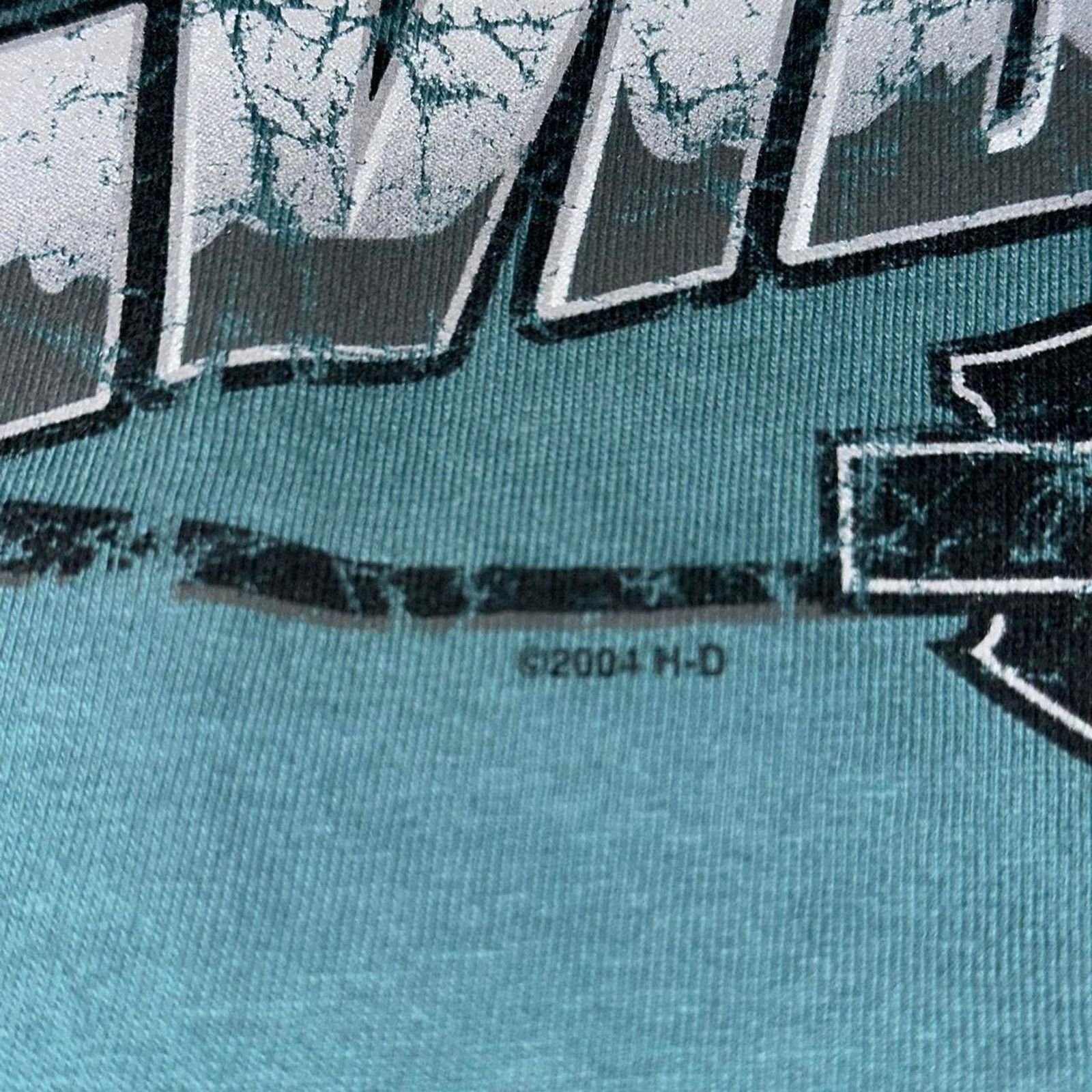 Harley Davidson Vintage 2004 Harley Davidson Motorcycles Burlington NC Tee M Size US M / EU 48-50 / 2 - 6 Thumbnail
