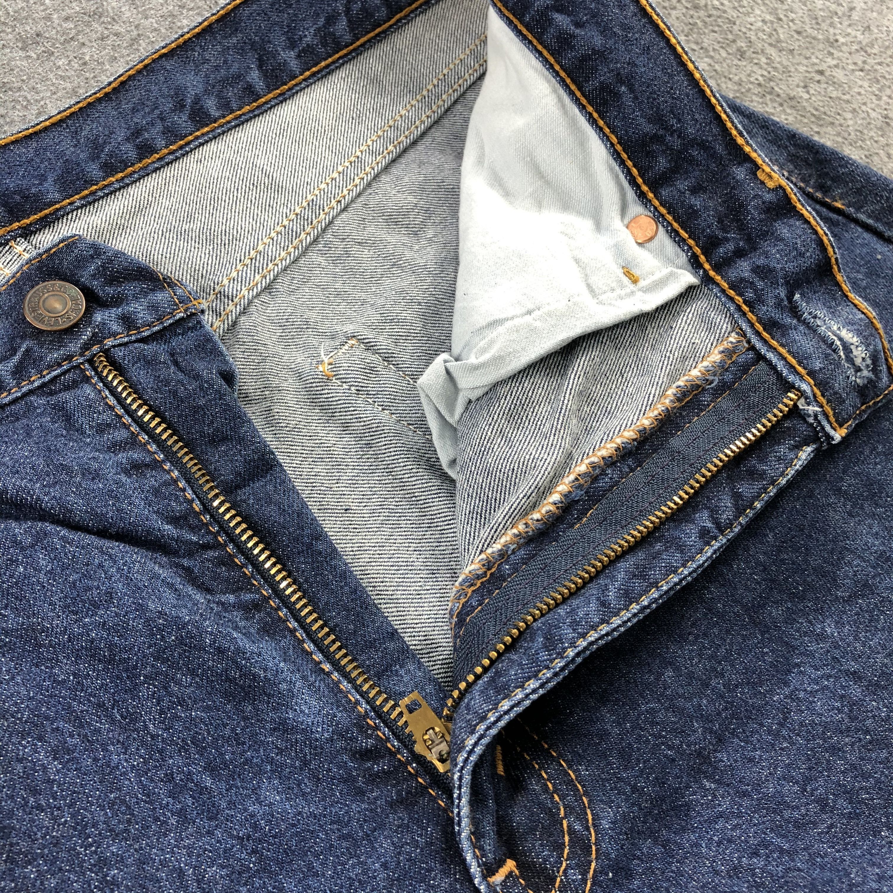 Levi's 90s Vintage Blue Wash Levis 508 Jeans-J1842 Size US 36 / EU 52 - 7 Thumbnail