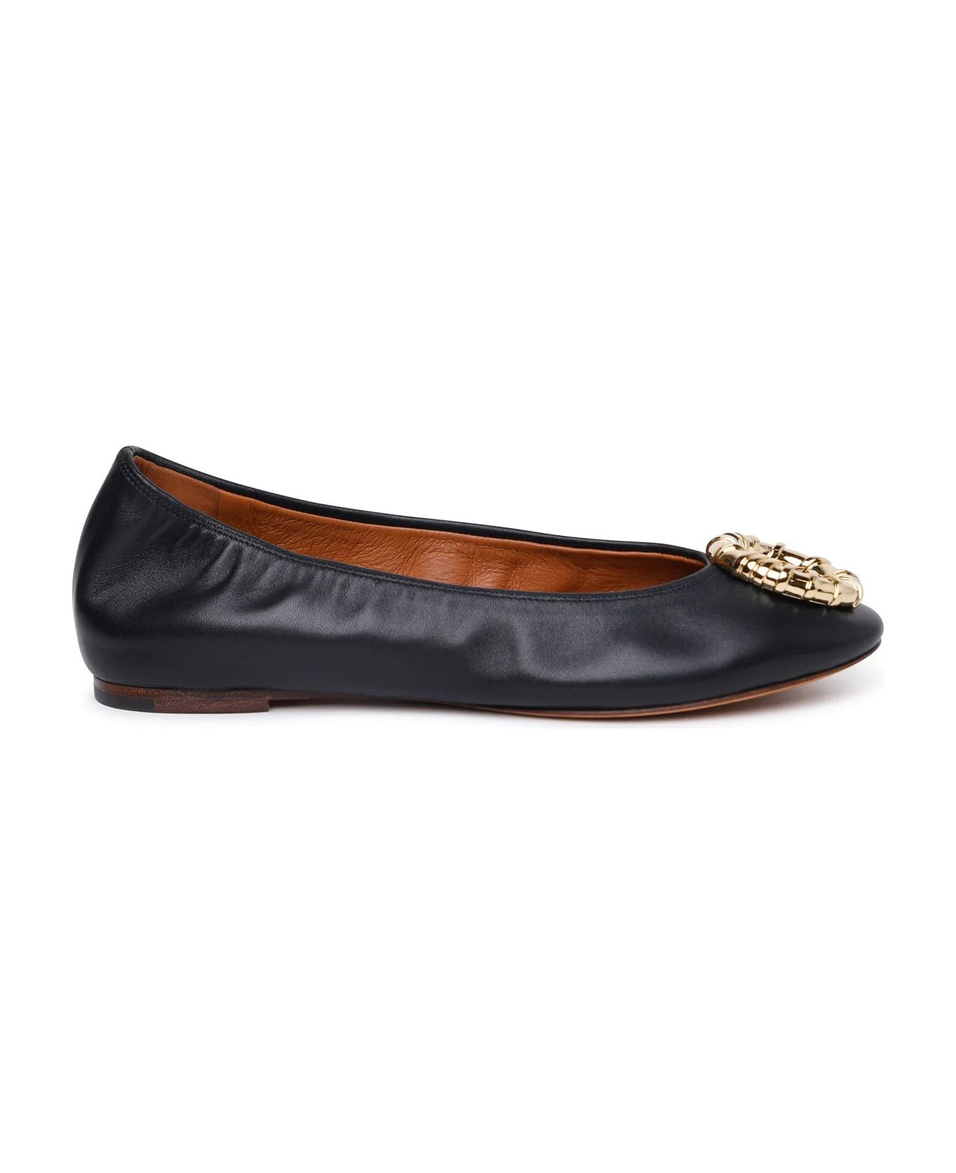 Lanvin o1y0326 Ballet Flats in Black Size US 7 / IT 37 - 1 Thumbnail