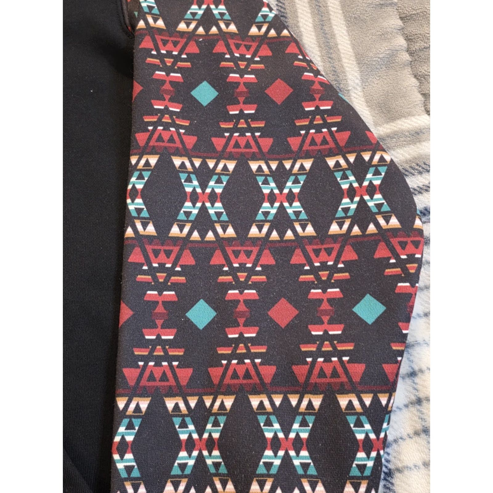 Vintage VINTAGE Hooey Men's Pullover Hoodie Black Aztec Sleeves Hood Lining Western Large Size US L / EU 52-54 / 3 - 5 Thumbnail