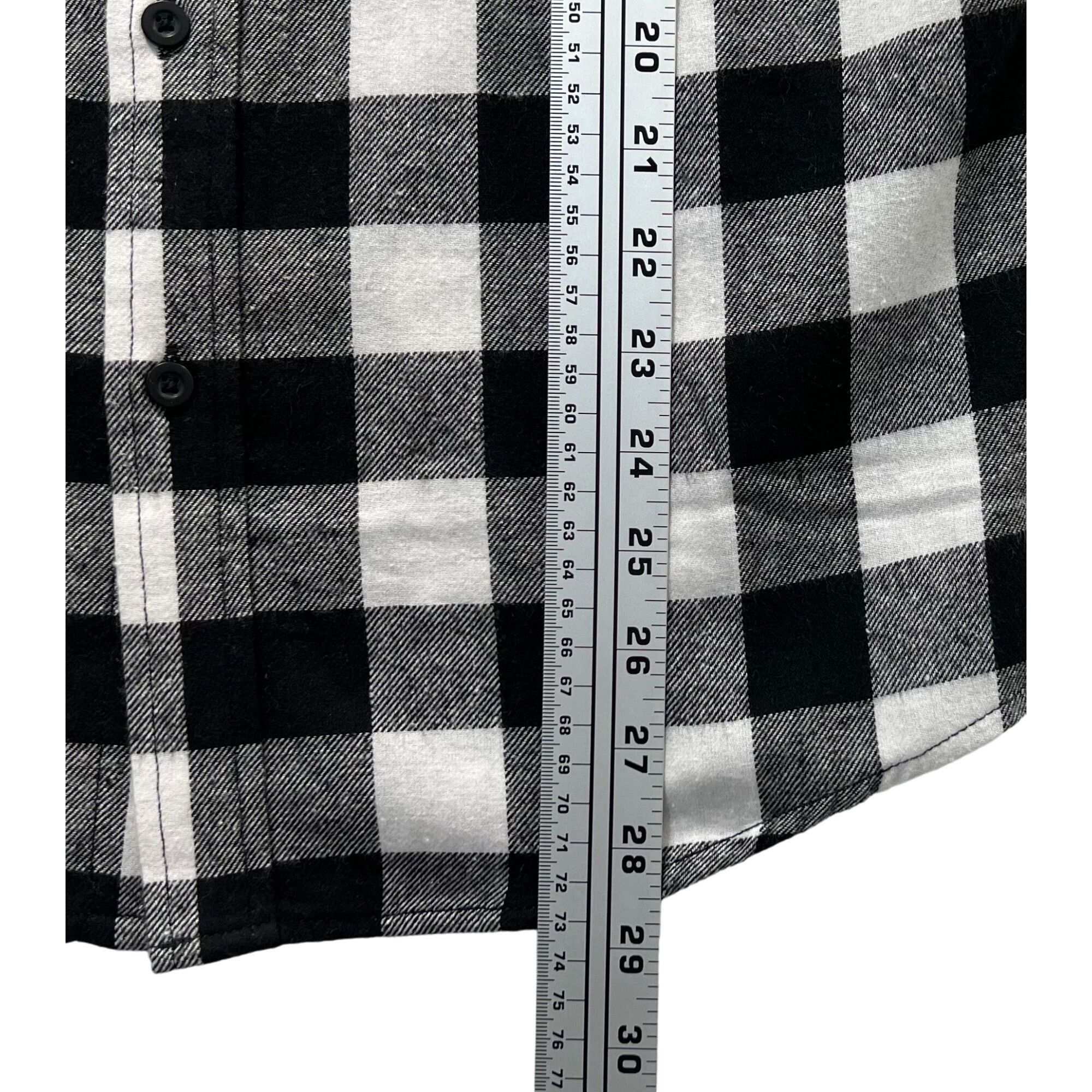Other Cornerstore Bodega - Men's Long Sleeve Plaid Shirt - Black/W Size US XS / EU 42 / 0 - 6 Thumbnail
