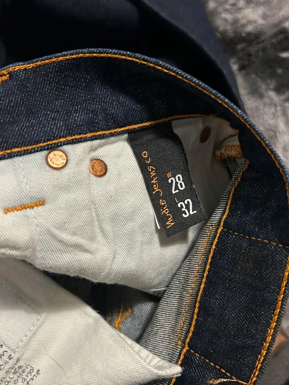 Nudie Jeans Nudie Jeans Tape Ted W28 L32 Skinny Jeans Raw Denim Size US 28 / EU 44 - 7 Thumbnail