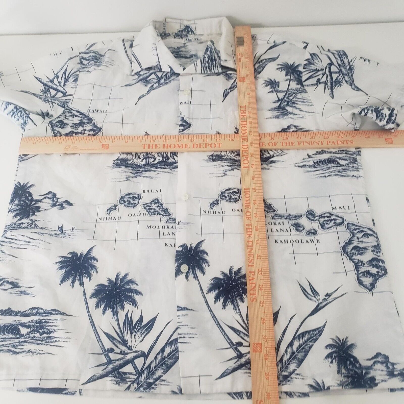Designer Vintage Rai Nani Hawaiian Shirt Mens Size XL Ship Island Size XL / US 12-14 / IT 48-50 - 11 Thumbnail