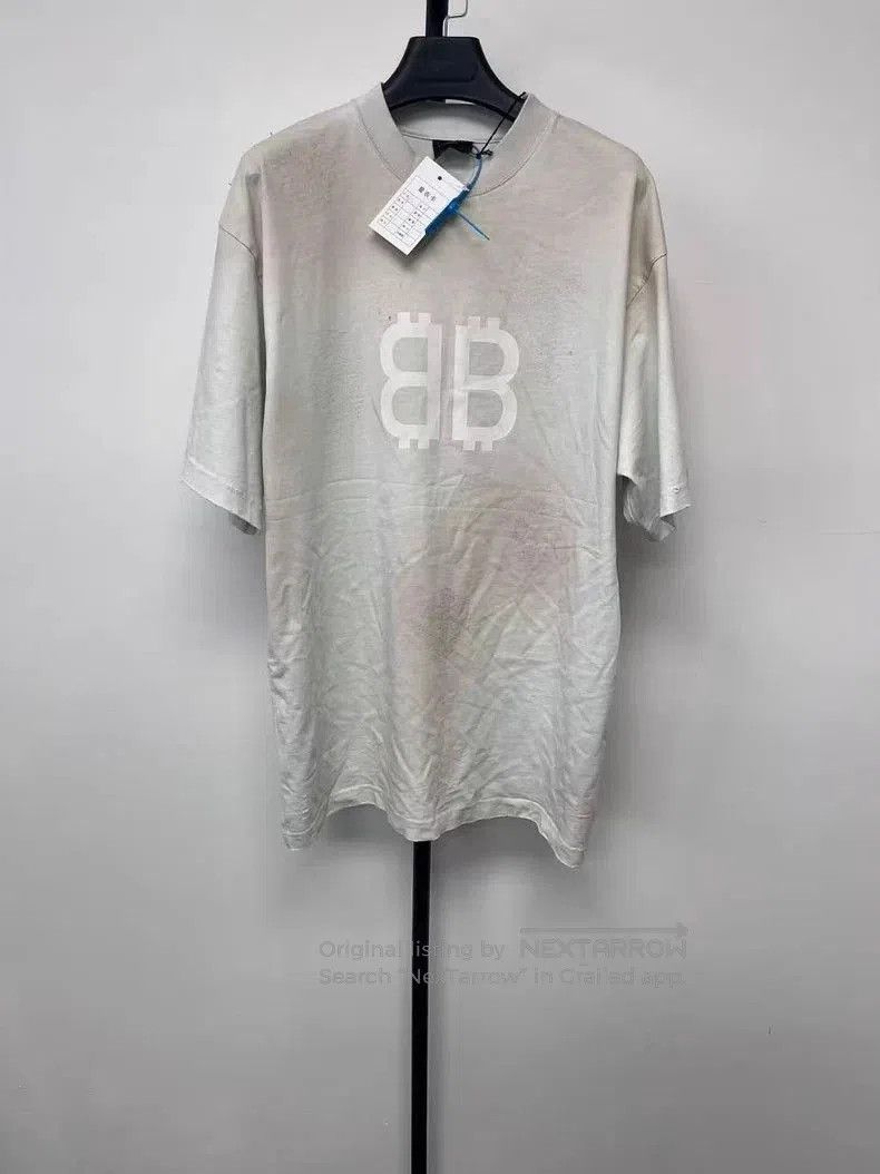 Balenciaga Balenciaga Logo Print Crewneck Short Sleeve T-Shirt. Size US XXS / EU 40 - 1 Thumbnail