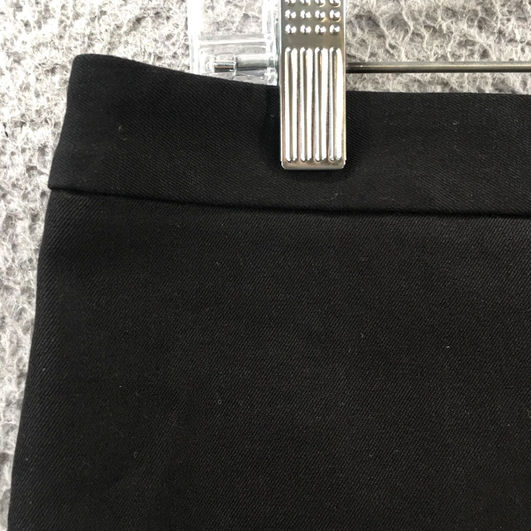 Banana Republic Banana Republic Skirt Womens 8 Midi Pencil Black Cotton Blend Zip Up Casual Size 30" / US 8 / IT 44 - 3 Thumbnail
