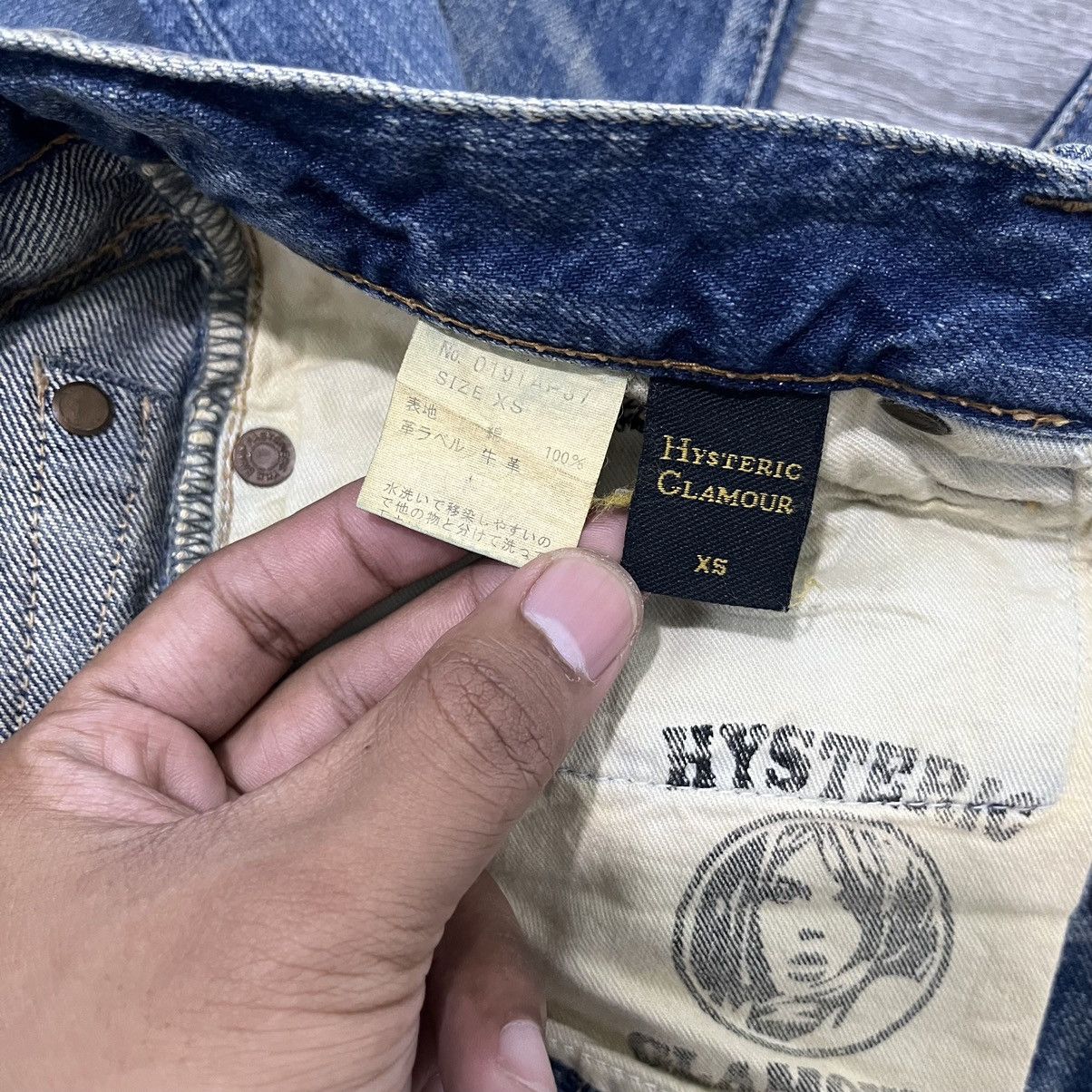Hysteric Glamour × Japanese Brand Hysteric Glamour Fuck Bear Studded Denim pant Size US 27 - 17 Thumbnail