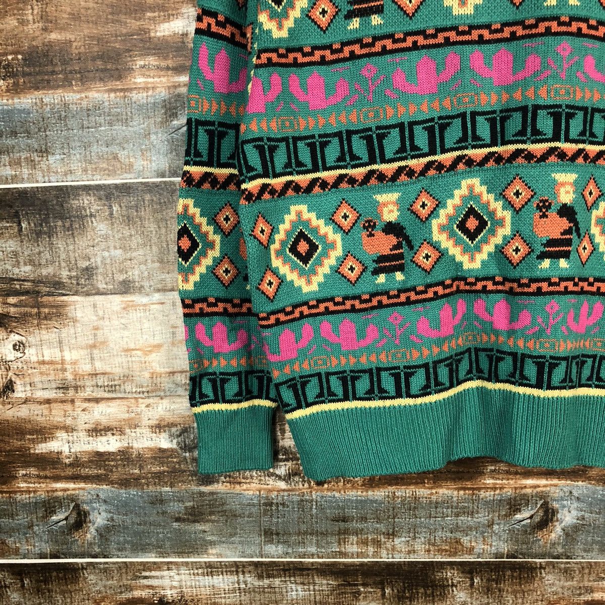Vintage Japanese Brand art vintage Green Knitwear #A1699 Size US S / EU 44-46 / 1 - 7 Thumbnail