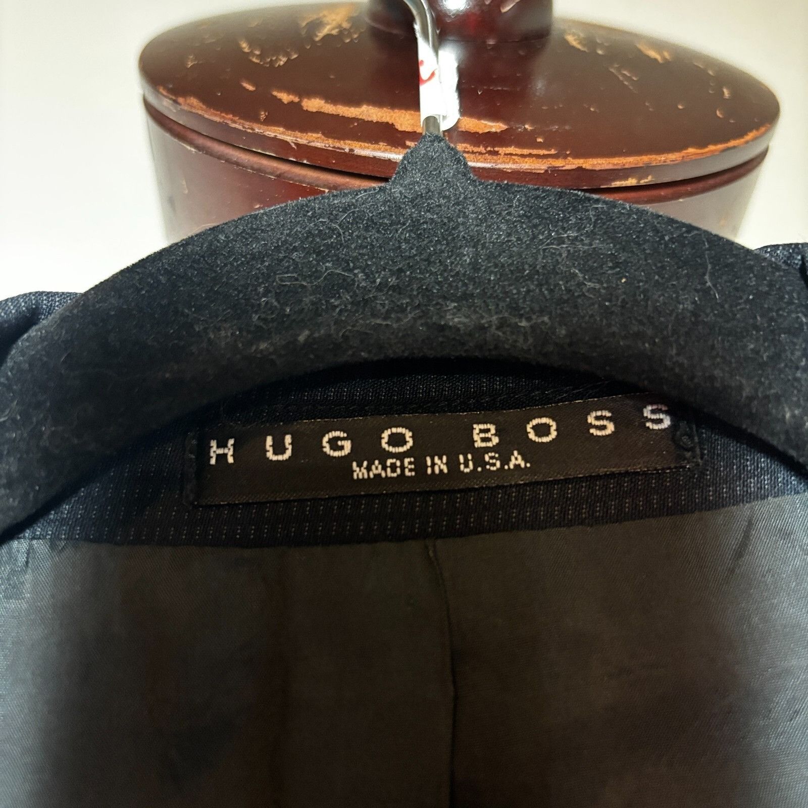 Hugo Boss Hugo Boss VTG Suit 42L Einstein Sigma Pure Wool Blazer Jacke Size 42R - 12 Thumbnail