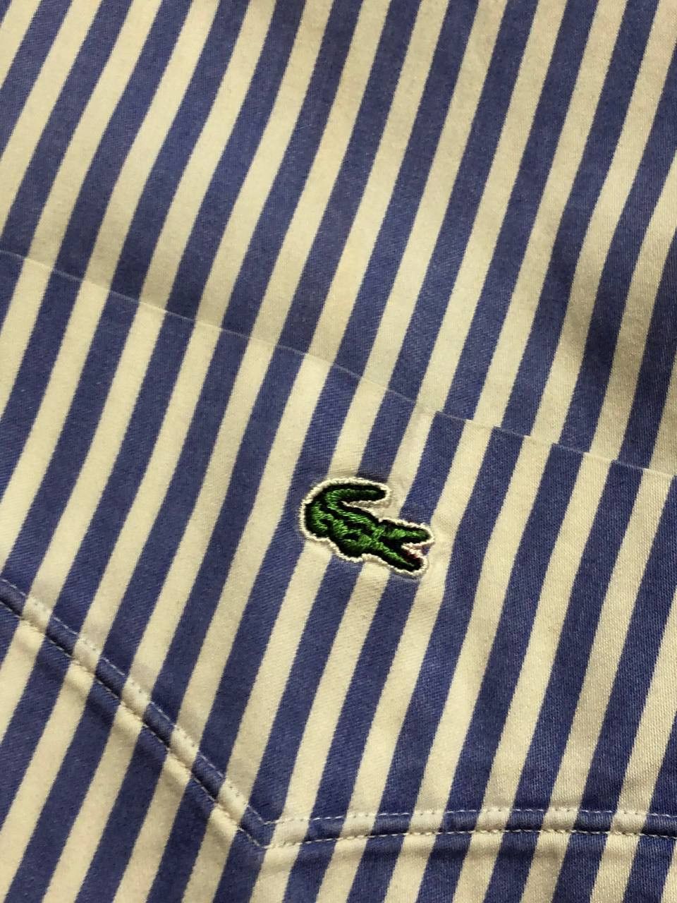 Lacoste Vintage striped print shirt Y2K Lacoste logo streetwear Size US L / EU 52-54 / 3 - 5 Thumbnail