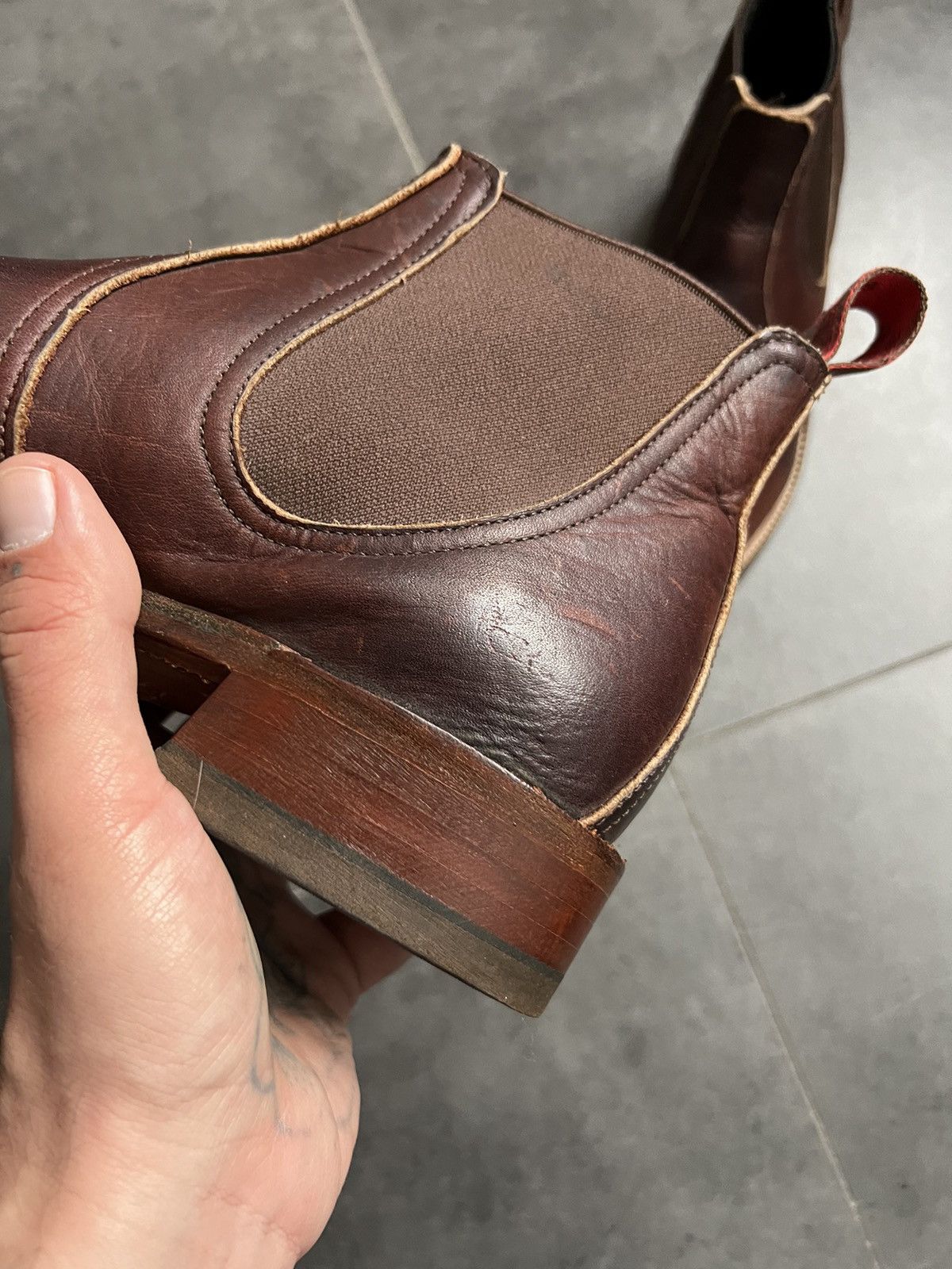 Red Wing Red Wings Chelsea Boots Amber Harness Made in USA Size US 8 / EU 41 - 7 Thumbnail