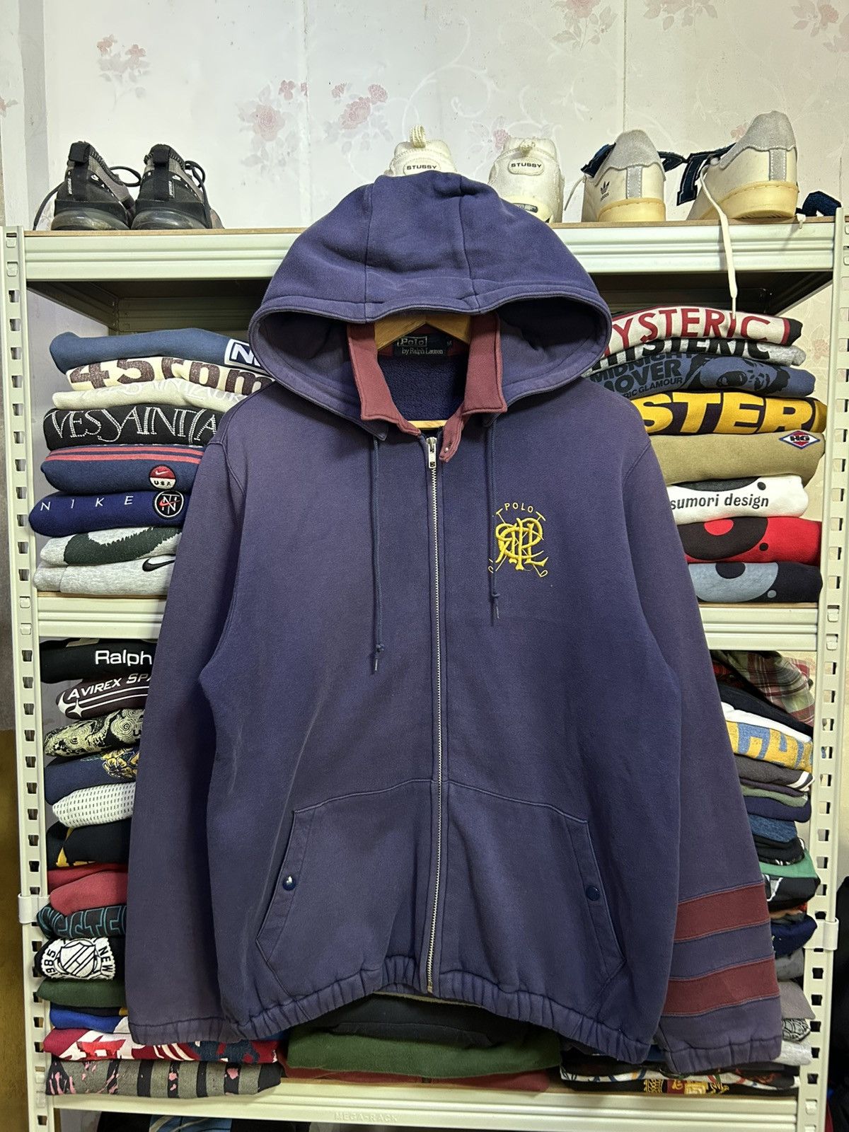 Vintage polo ralph lauren zip up harrington style