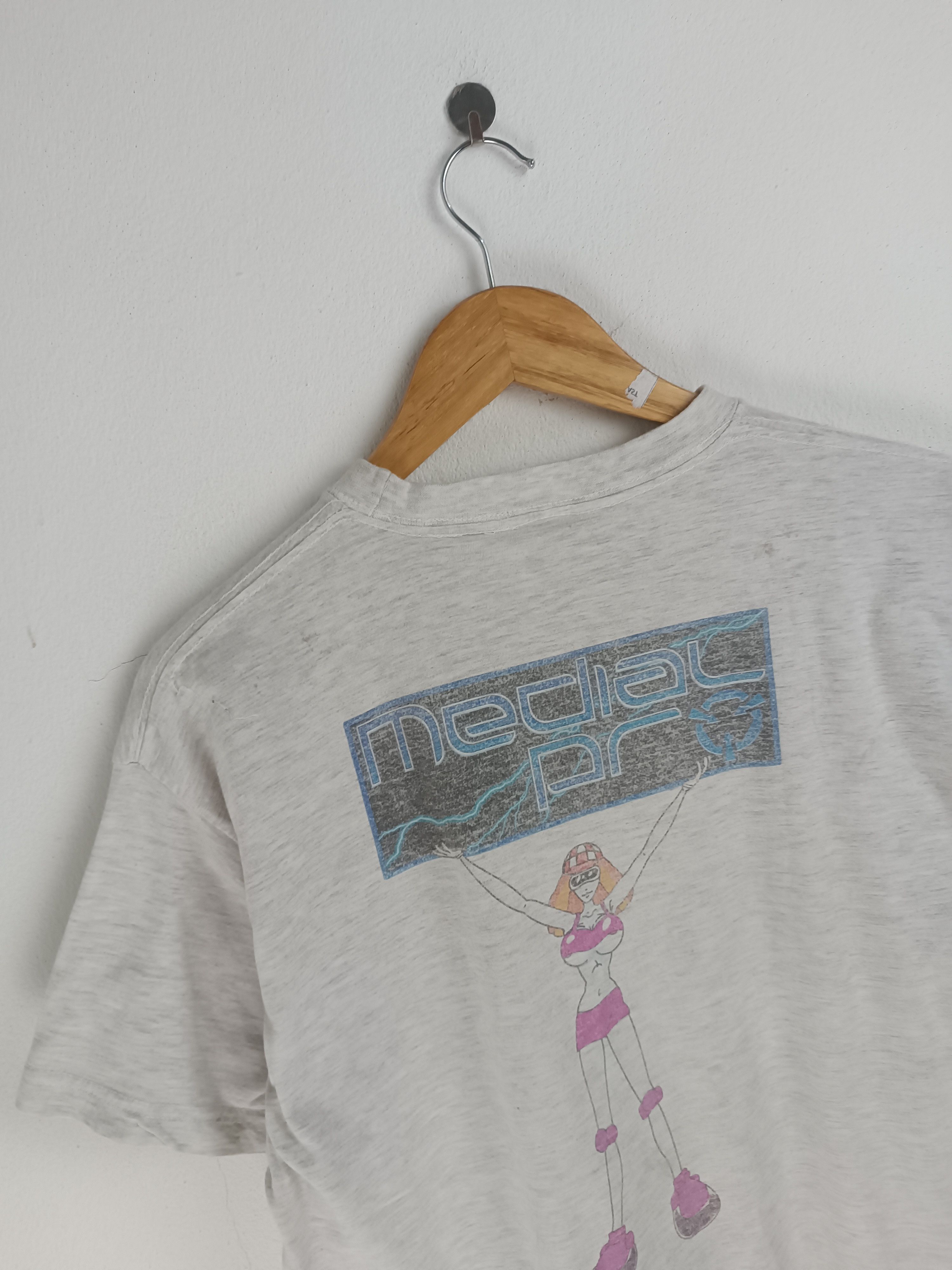 Vintage VINTAGE Y2K MEDIAL PRO DISTRESSED TE VERY RARE SEXY ADULT Size US M / EU 48-50 / 2 - 12 Thumbnail