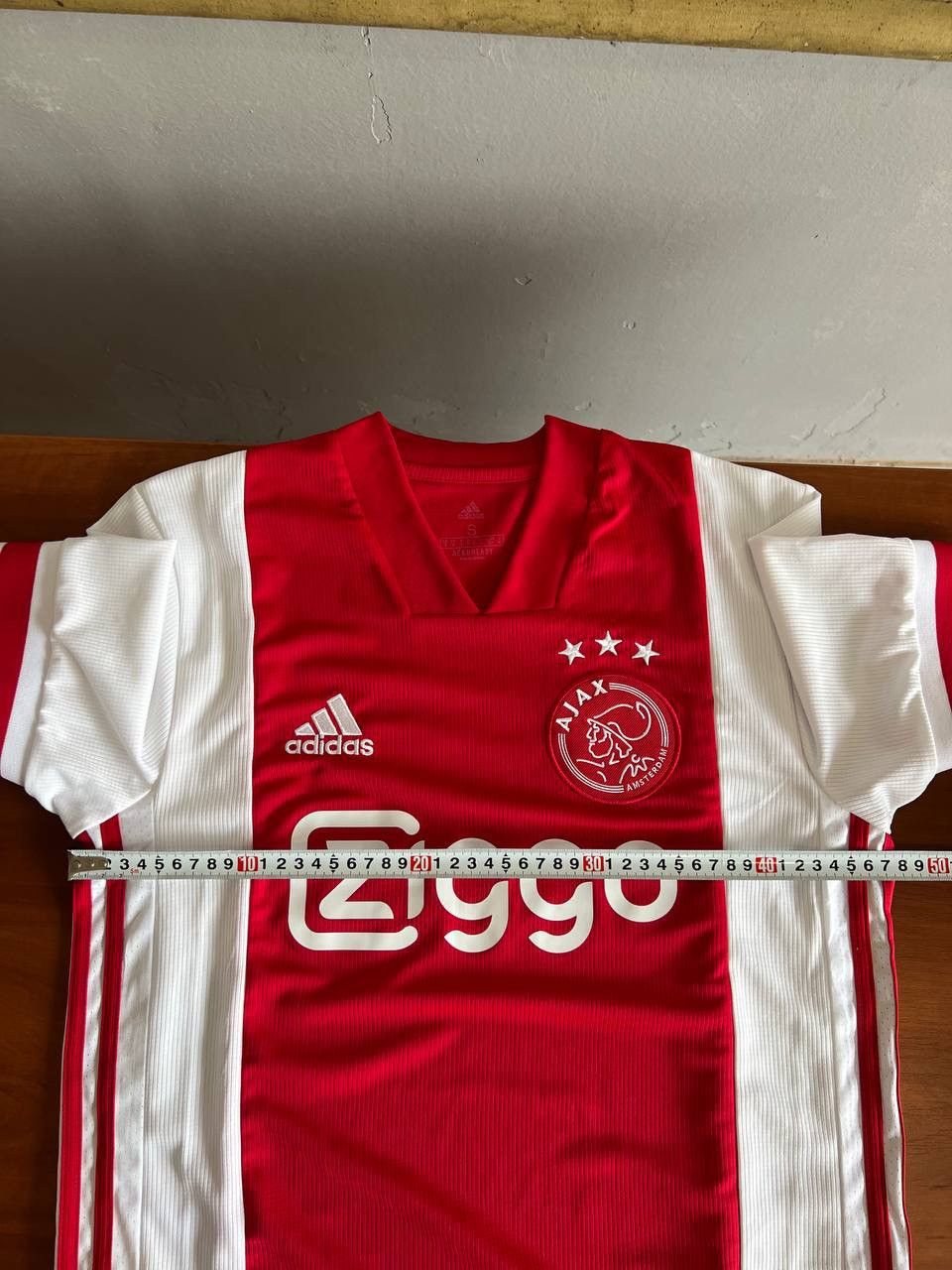 Adidas 2020/21 AJAX AMSTERDAM HOME SOCCER JERSEY SHIRT ADIDAS SZ S Size US S / EU 44-46 / 1 - 15 Thumbnail