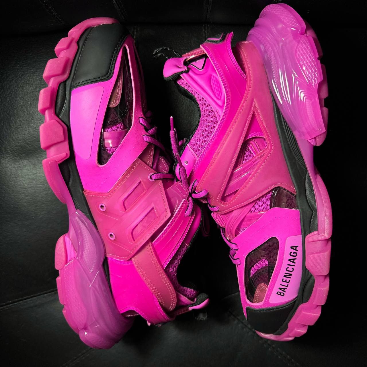 Balenciaga Balenciaga track 1 crearsole dark pink Size US 7 / EU 40 - 5 Thumbnail