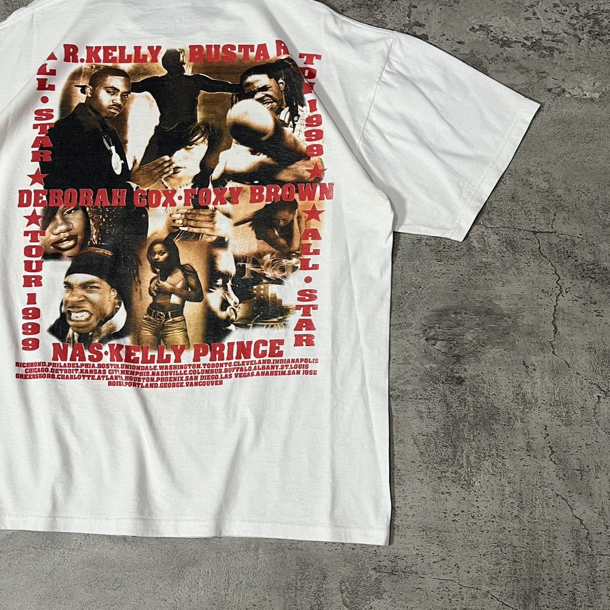 Nas × Prince × Vintage R Kelly All Star Tour 1990 Vintage Tee - White Size US XL / EU 56 / 4 - 7 Thumbnail