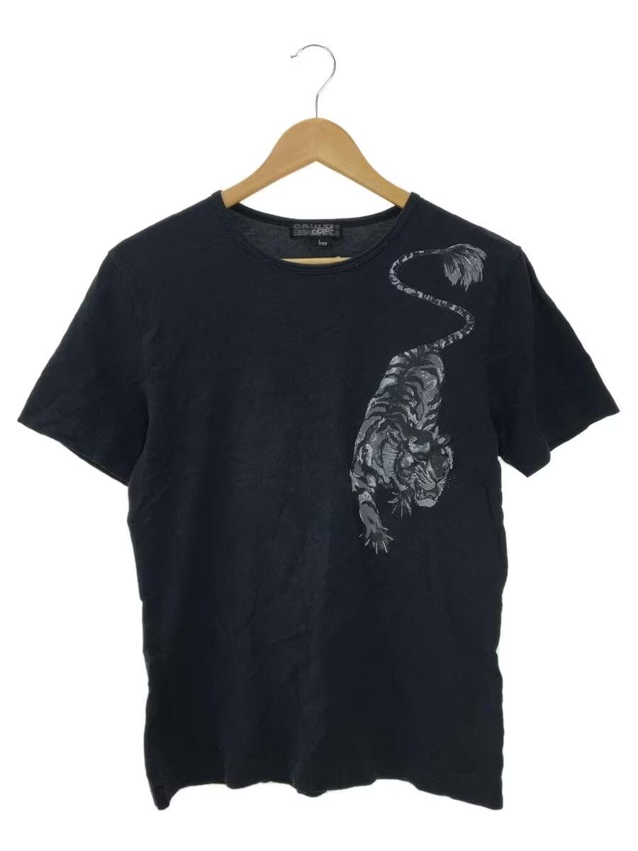 Pre-owned Jean Paul Gaultier Archive Tiger Tee In Black