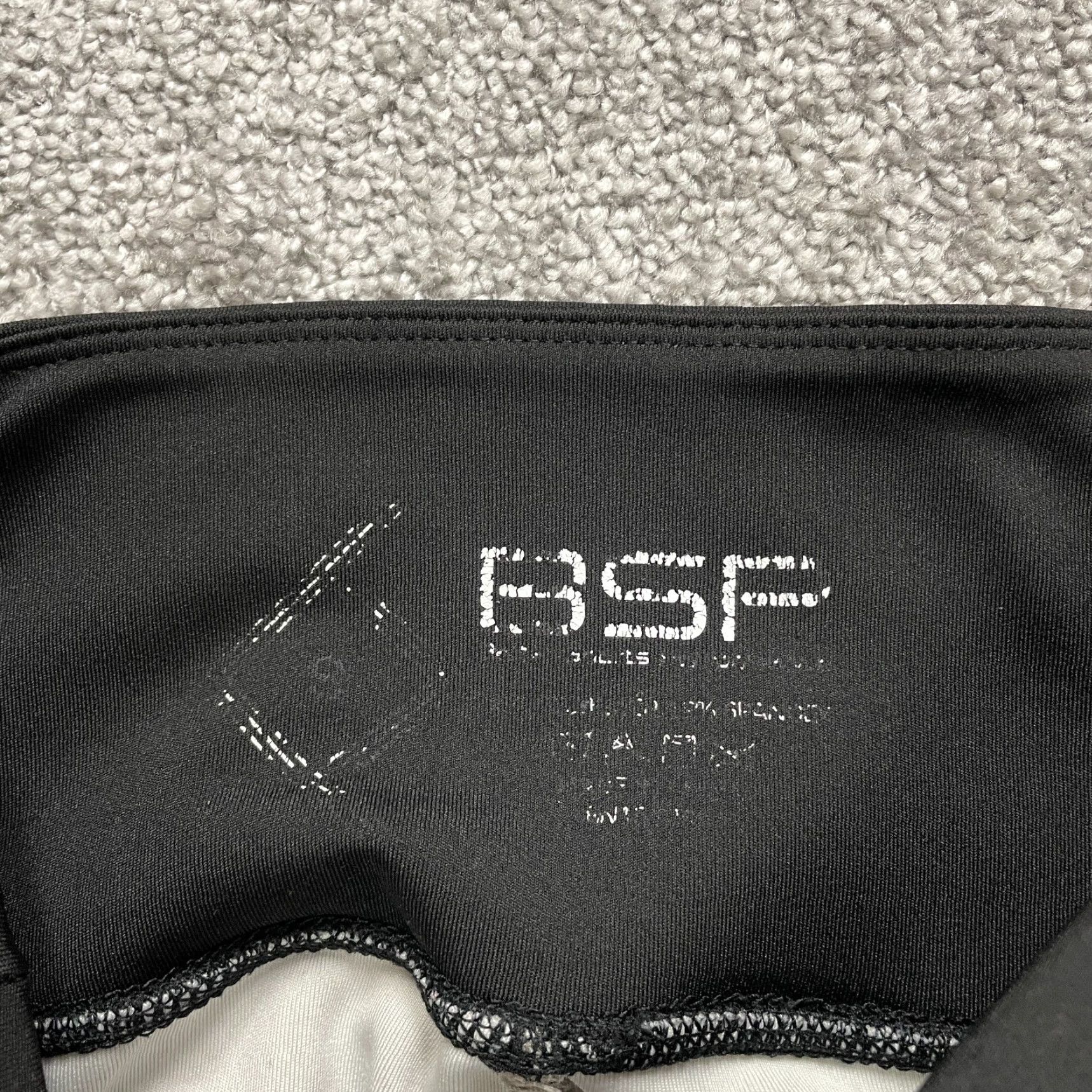 Vintage BSP Compression Leggings Womens Small Black Snake Mid Rise Active Gym Yoga 24x27 Size 28" / US 6 / IT 42 - 4 Thumbnail