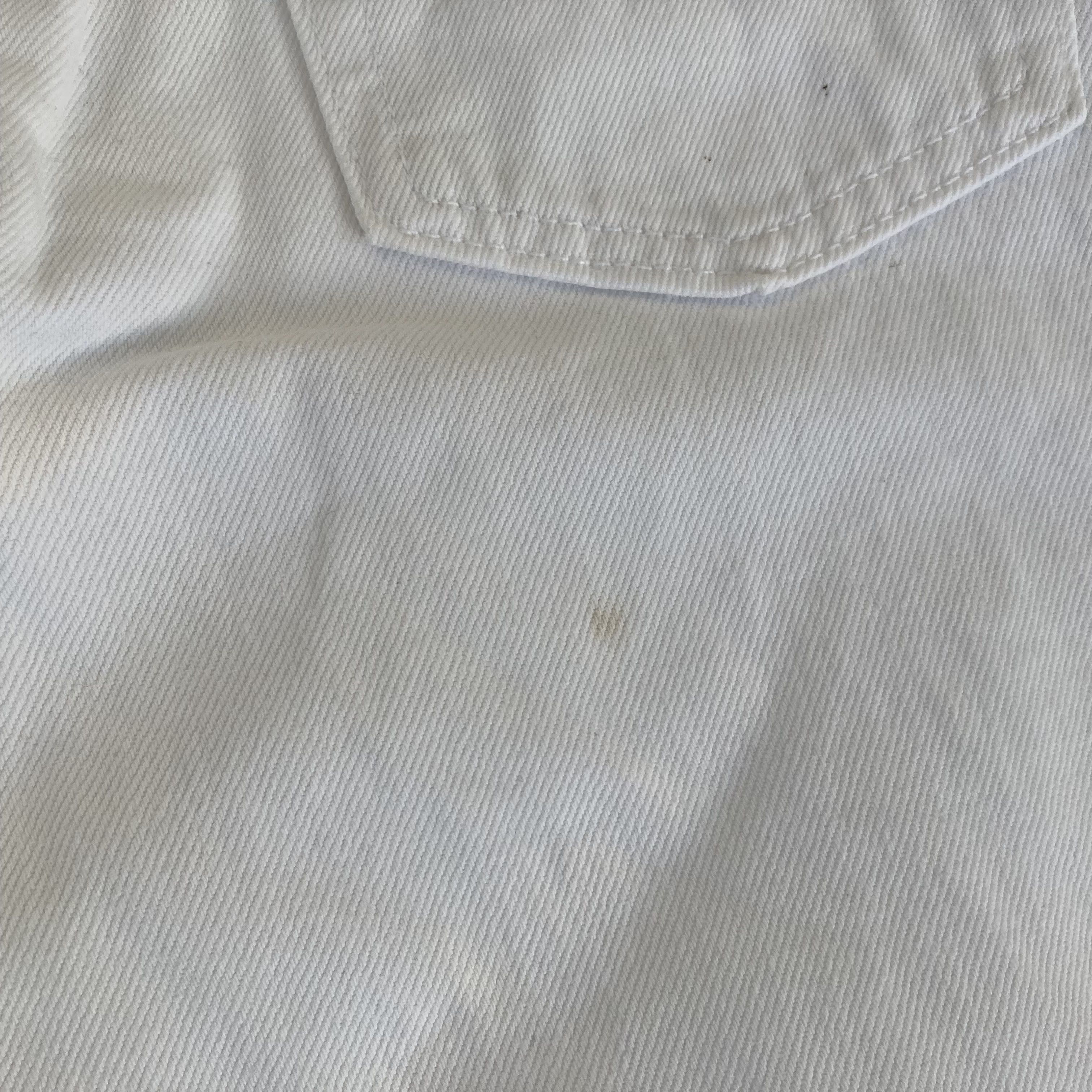 Levi's × Vintage Vtg Levis 501 Distressed Ripped Women White Grunge Jeans Size 26" / US 2 / IT 38 - 11 Thumbnail