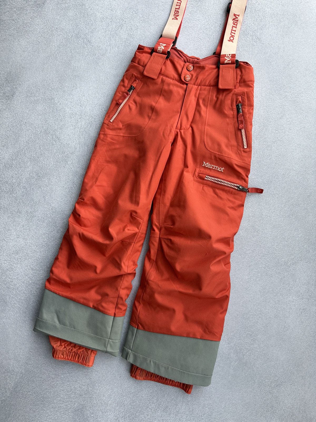 Marmot × Vintage Vintage Marmot Kids Ski Pants with Suspenders Size US 26 / EU 42 - 3 Thumbnail