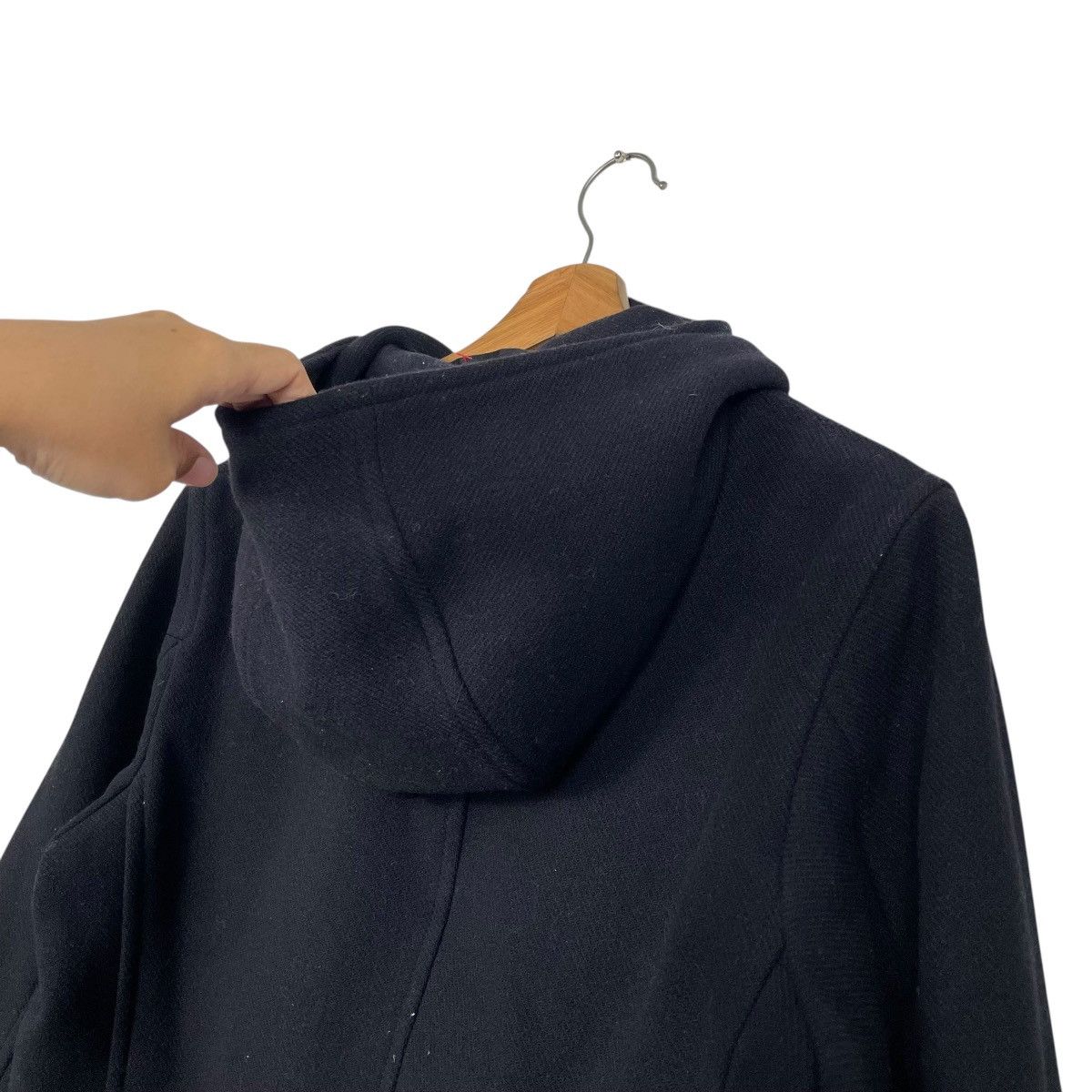CABANE de ZUCCa Cabane De Zucca Hooded Double Breasted Wool Jacket Size US M / EU 48-50 / 2 - 9 Thumbnail