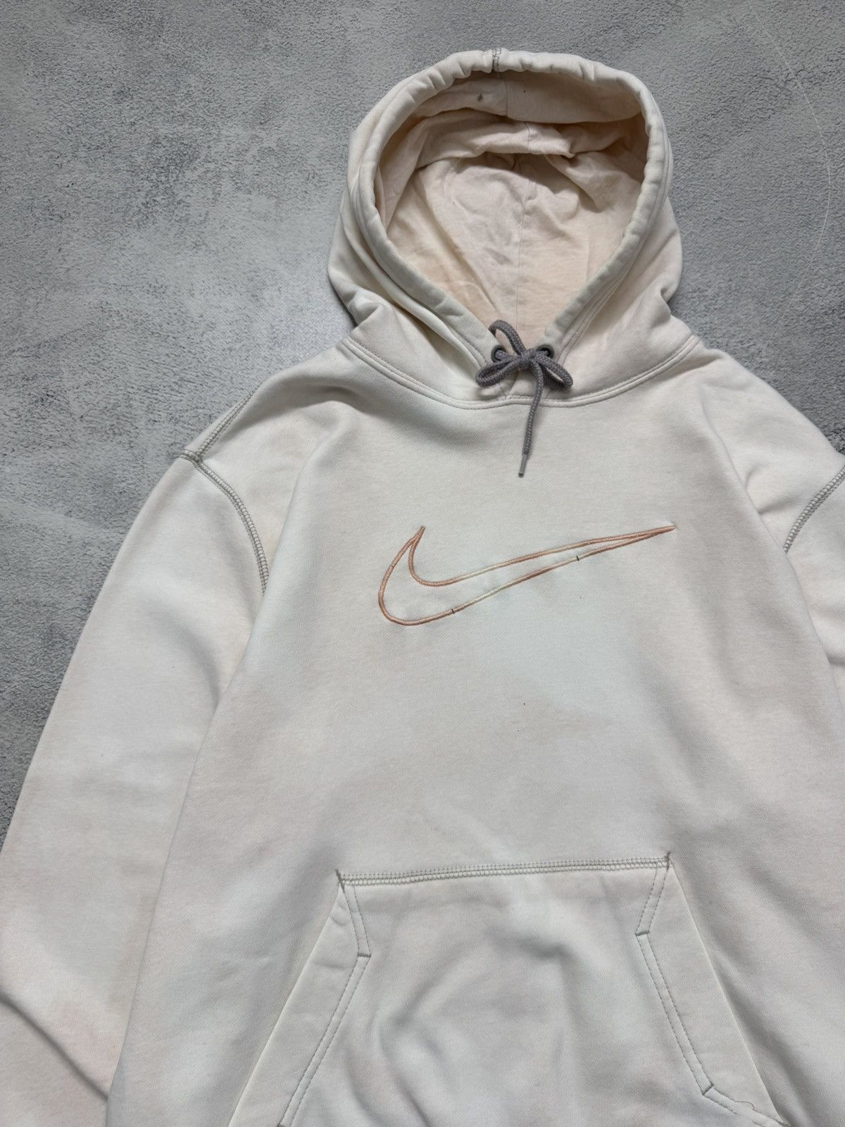 Nike Vintage Y2K Nike Big Swoosh Hoodie 00’s Size XL / US 12-14 / IT 48-50 - 6 Thumbnail