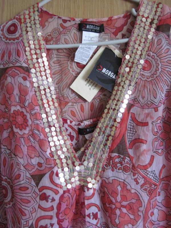 Morgan De Toi Morgan De Toi chiffon 2 pieces set boho blouse & cami S/T36 Size XS / US 0-2 / IT 36-38 - 8 Thumbnail