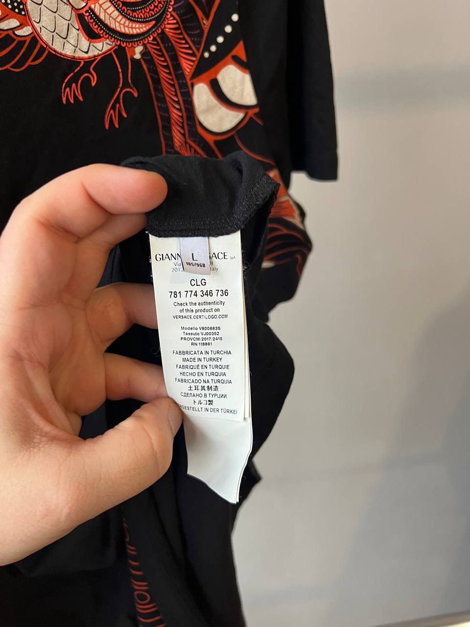 Versace VERSACE COLLECTION BY GIANNI VERSACE MYTHICAL PRINT T SHIRT Size US L / EU 52-54 / 3 - 11 Thumbnail