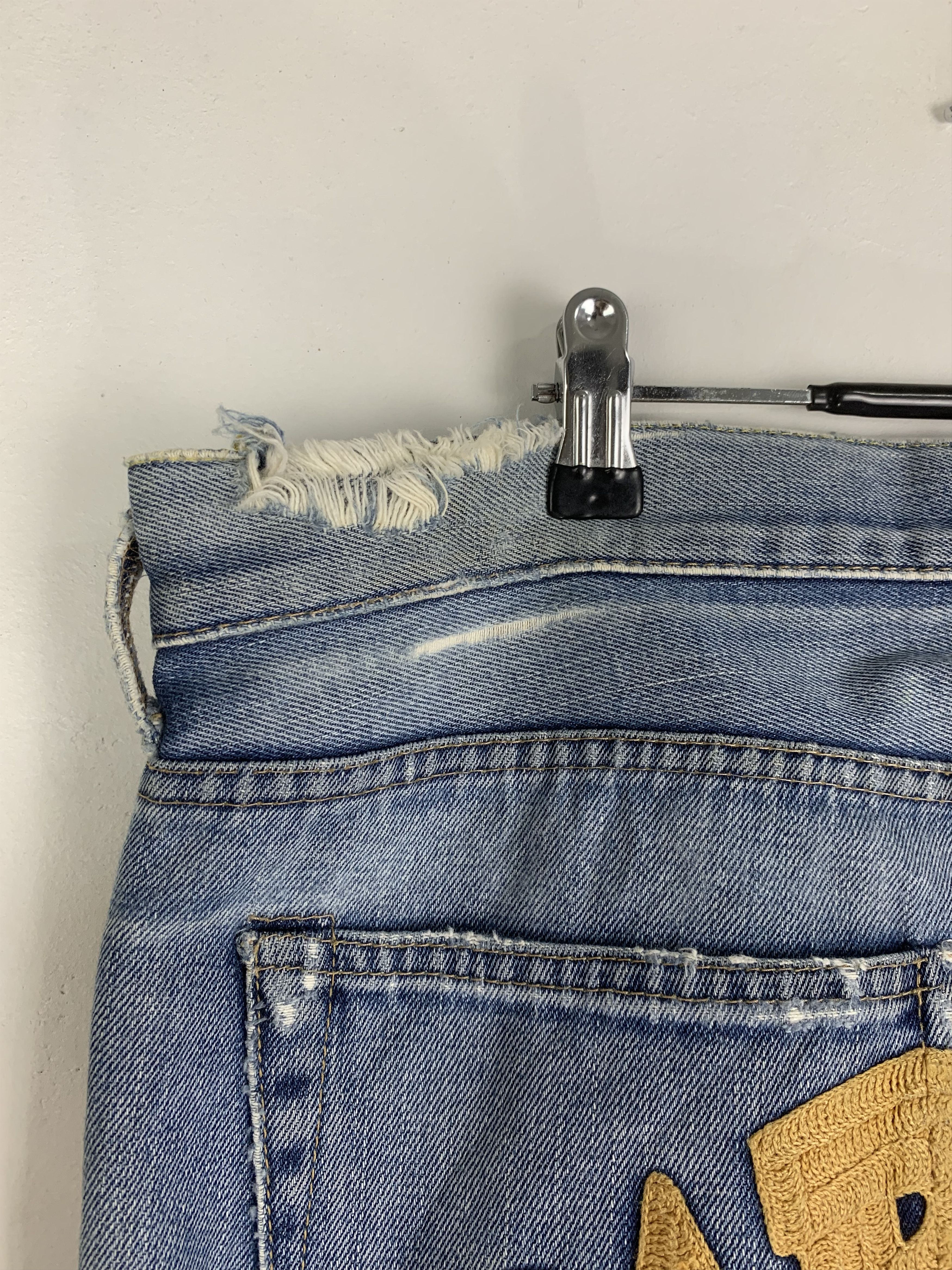 Bape OG A Bathing Ape Distressed Bape Jeans Bapesta Denim Size US 38 / EU 54 - 4 Thumbnail
