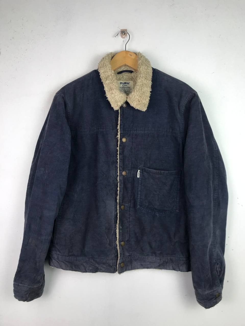 Oshkosh Vintage Sunfaded Oshkosh Worker Corduroy Mohair Jacket Size US L / EU 52-54 / 3 - 1 Thumbnail